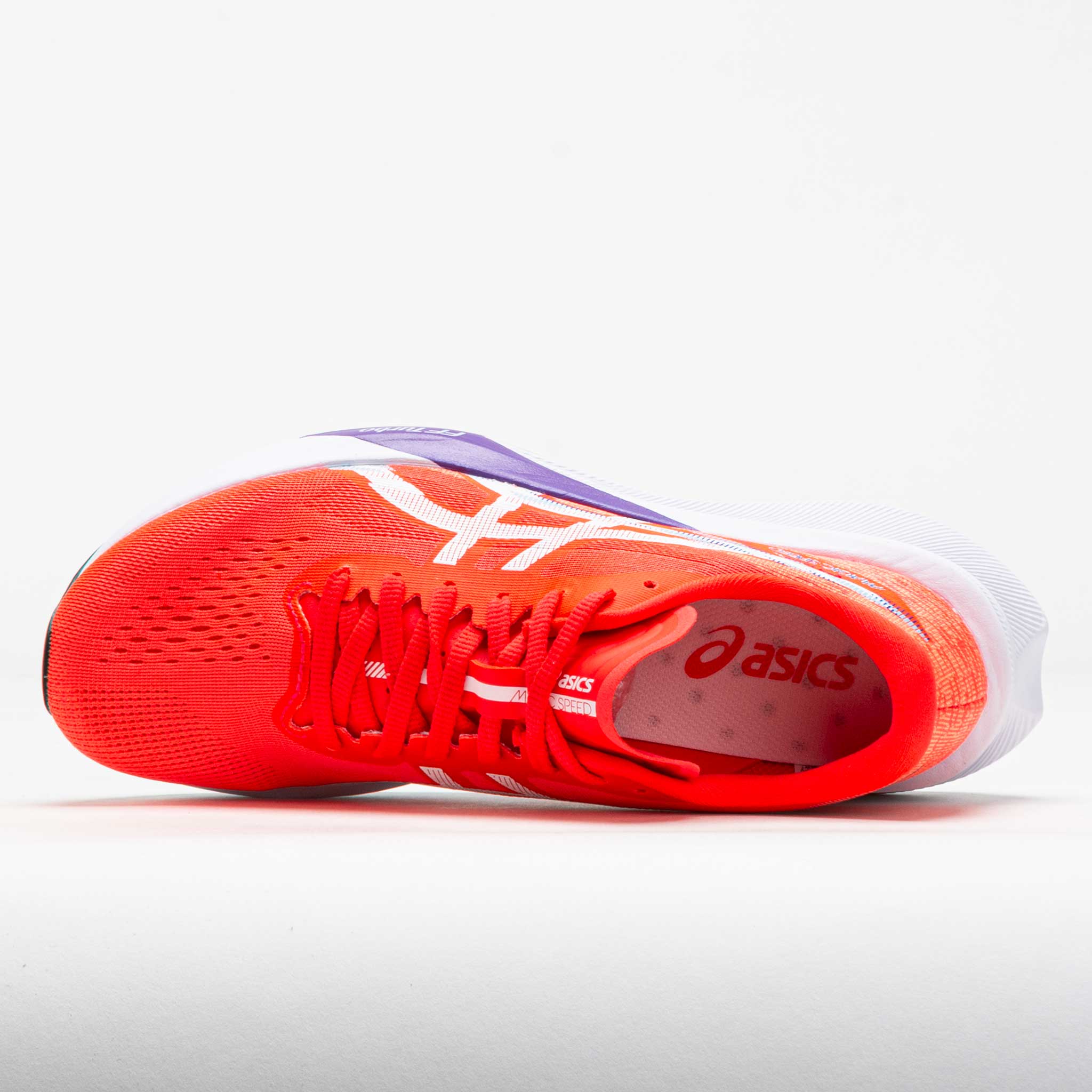 ASICS Magic Speed 4 Women's Flash Red/White – Holabird Sports