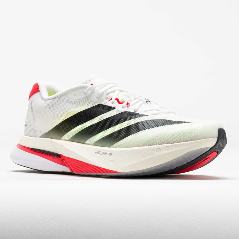 adidas Adizero Boston 13 Men's White/Core Black/Lucid Red
