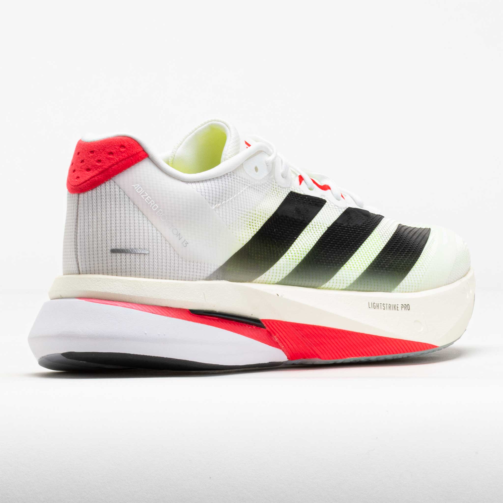 adidas Adizero Boston 13 Men's White/Core Black/Lucid Red
