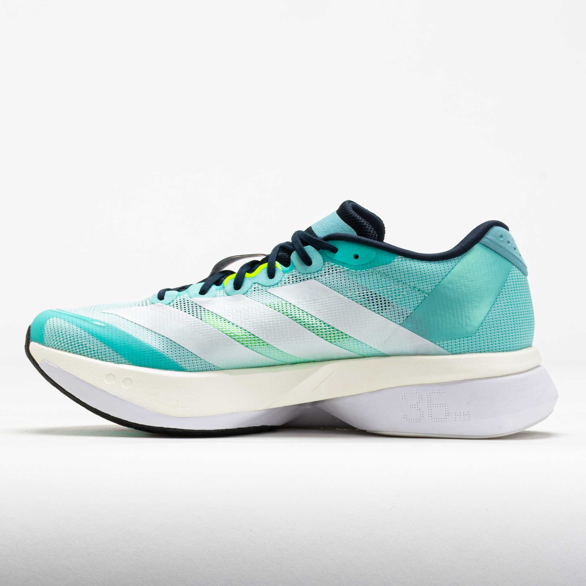 adidas Adizero Boston 13 Men's Flash Aqua/White/Lucid Lemon