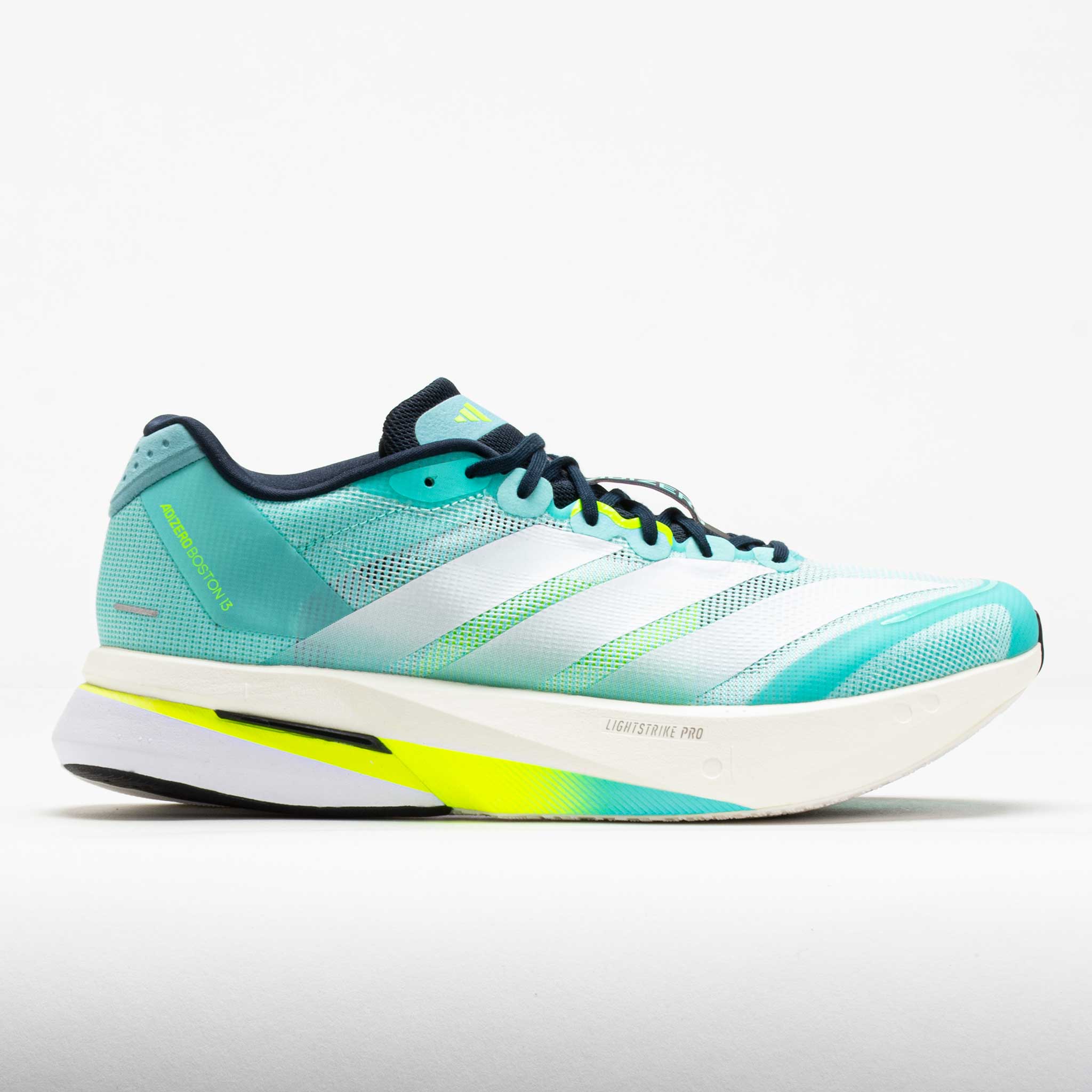 adidas Adizero Boston 13 Men's Flash Aqua/White/Lucid Lemon