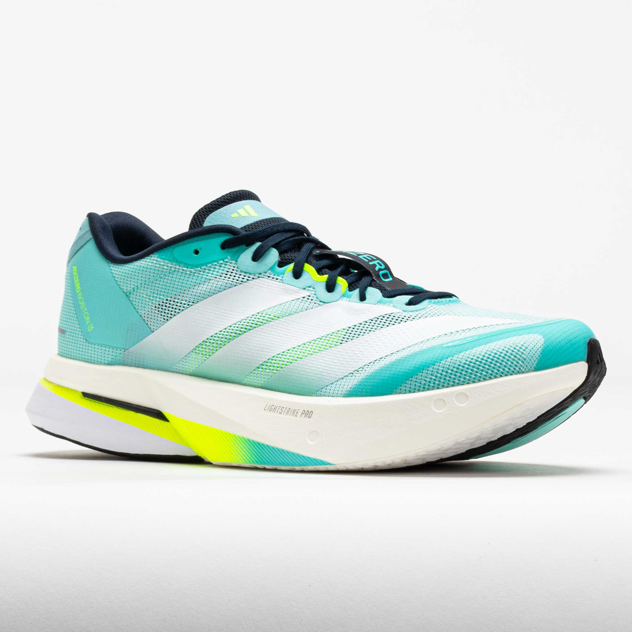 adidas Adizero Boston 13 Men's Flash Aqua/White/Lucid Lemon