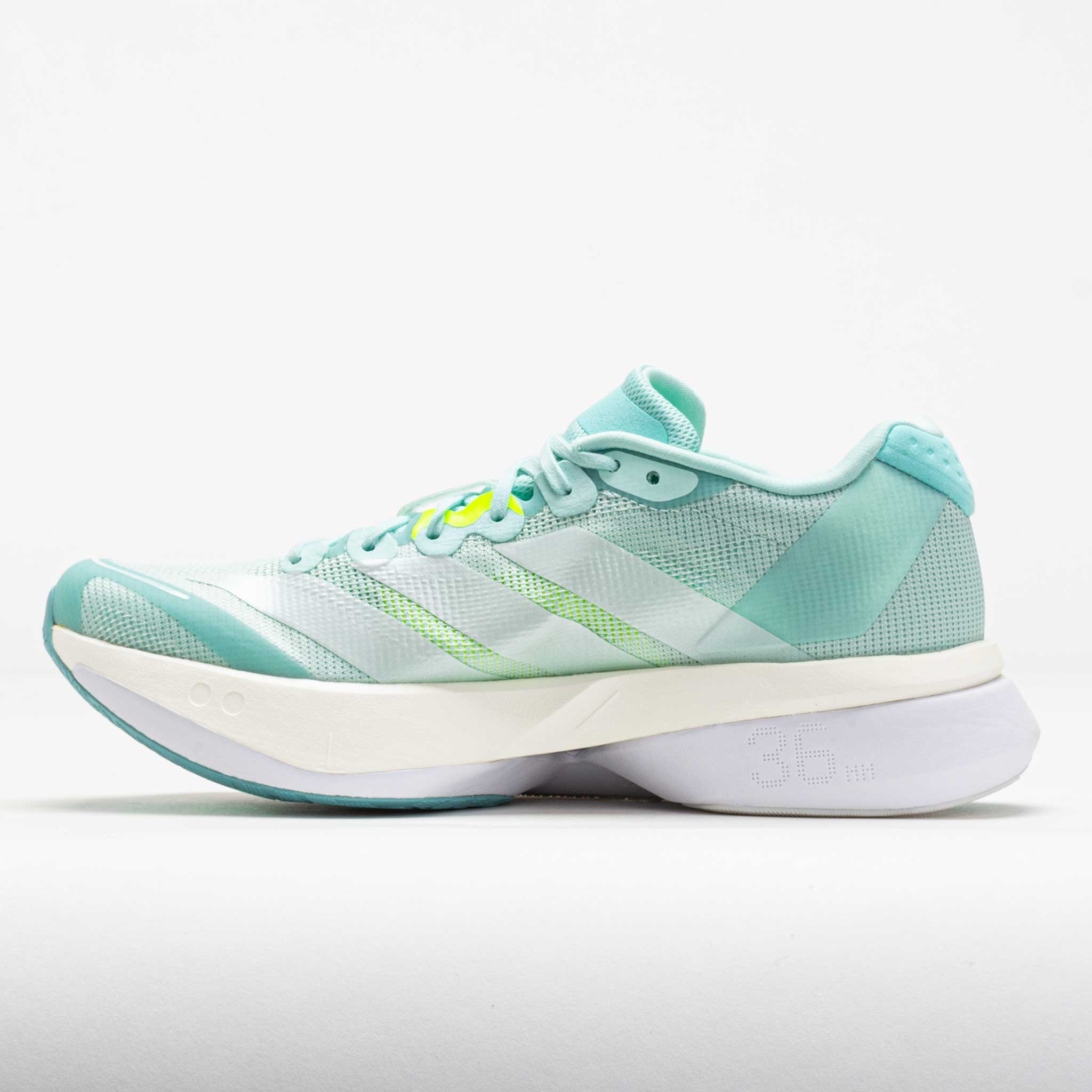 adidas Adizero Boston 13 Women's Aqua/Zero Metallic/Lucid Lemon