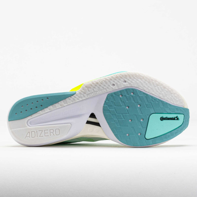adidas Adizero Boston 13 Women's Aqua/Zero Metallic/Lucid Lemon