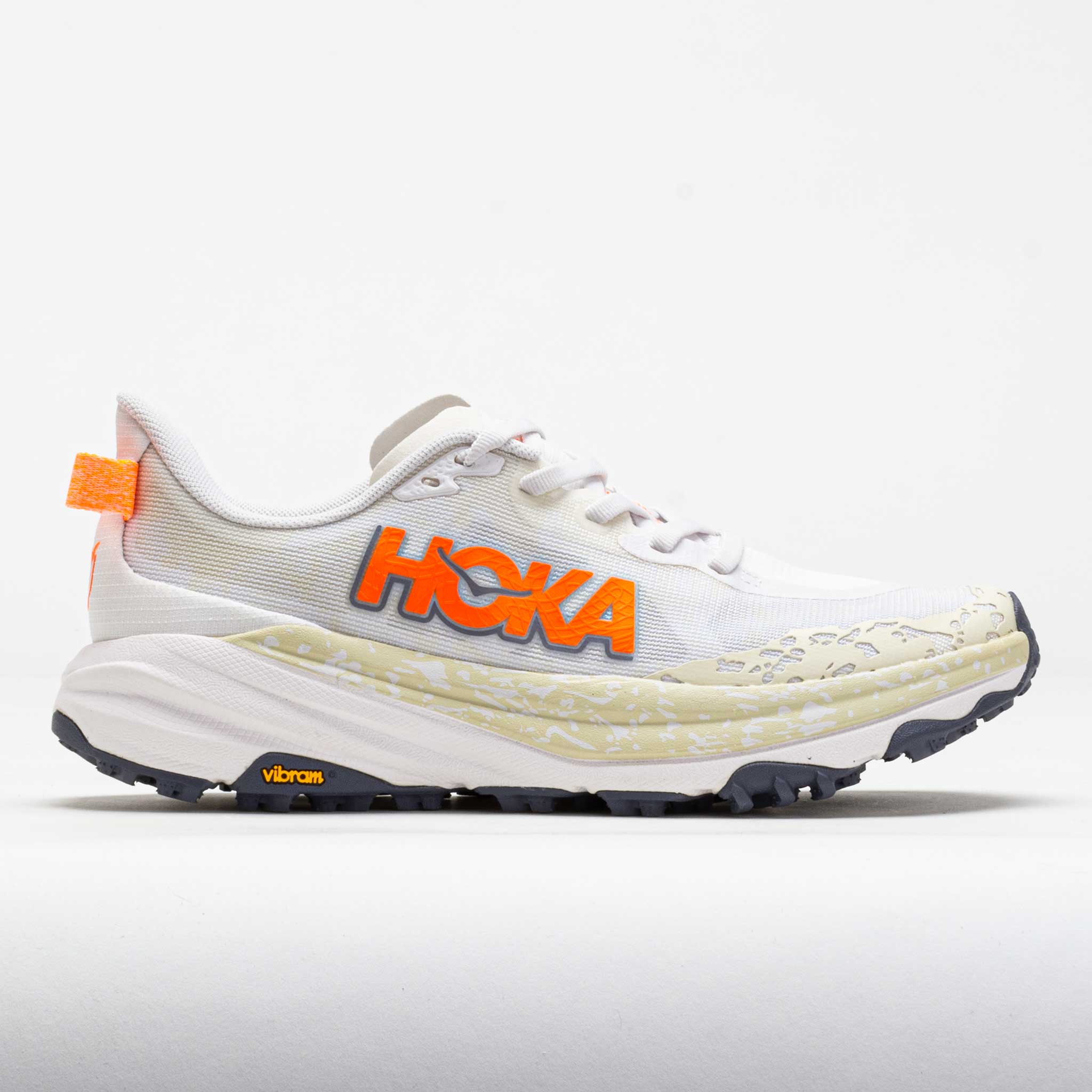 HOKA Speedgoat 6 Women's White/Neon Tangerine