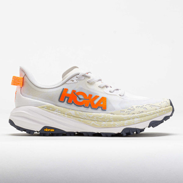 HOKA Speedgoat 6 Women's White/Neon Tangerine