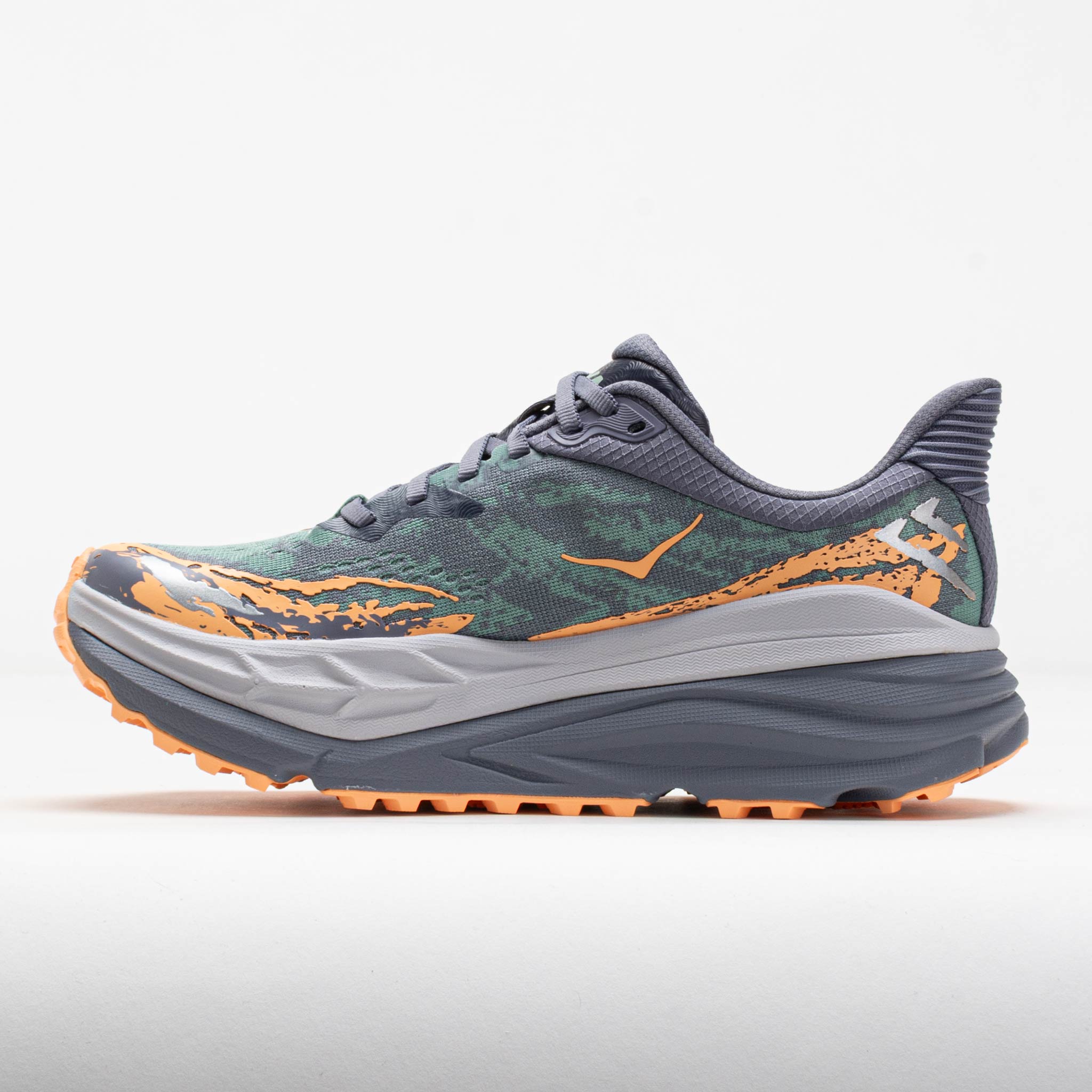 HOKA Stinson 7 Women's Grey Skies/Pale Tangerine