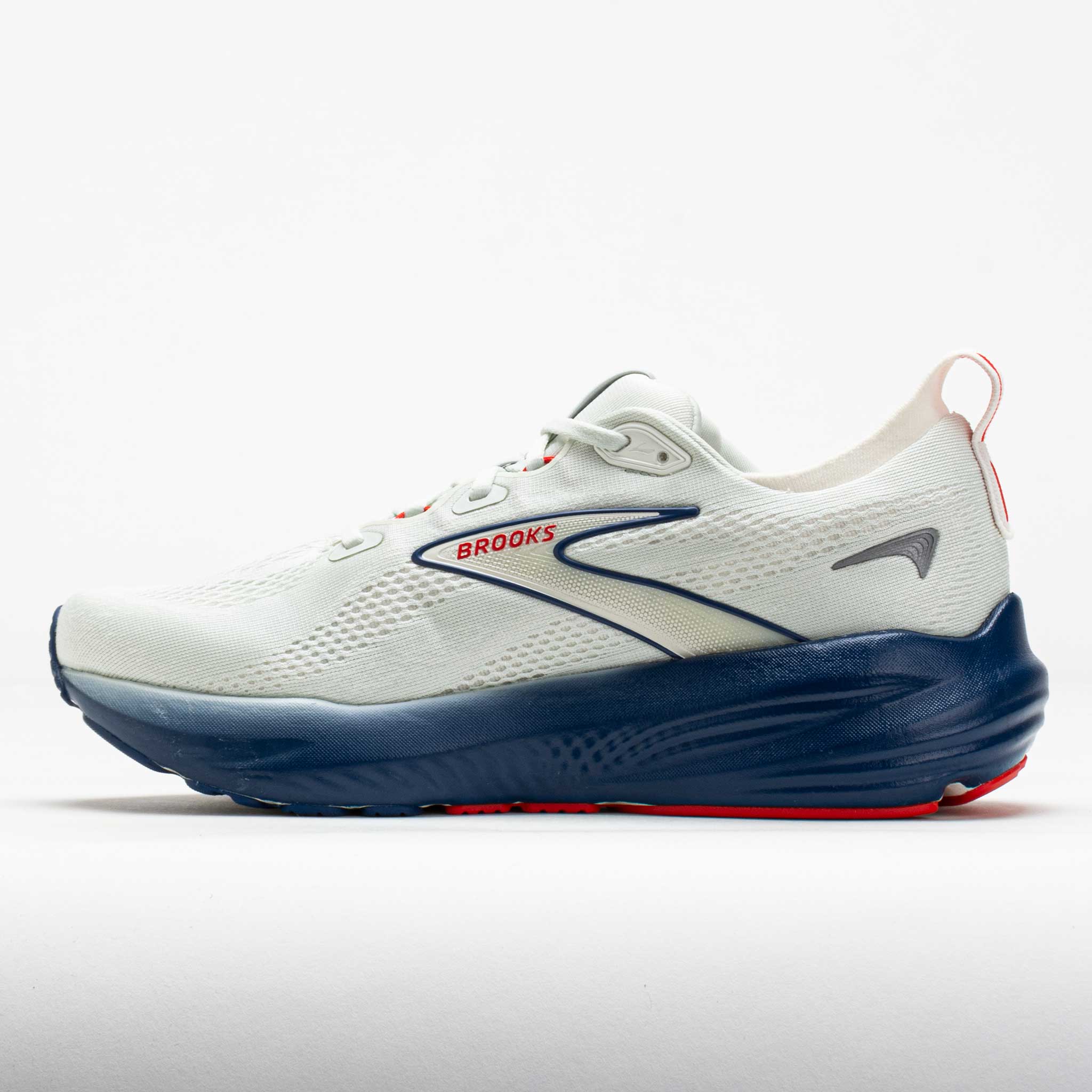 Brooks Glycerin 22 Men's Grey/Navy Peony/Fiery Red