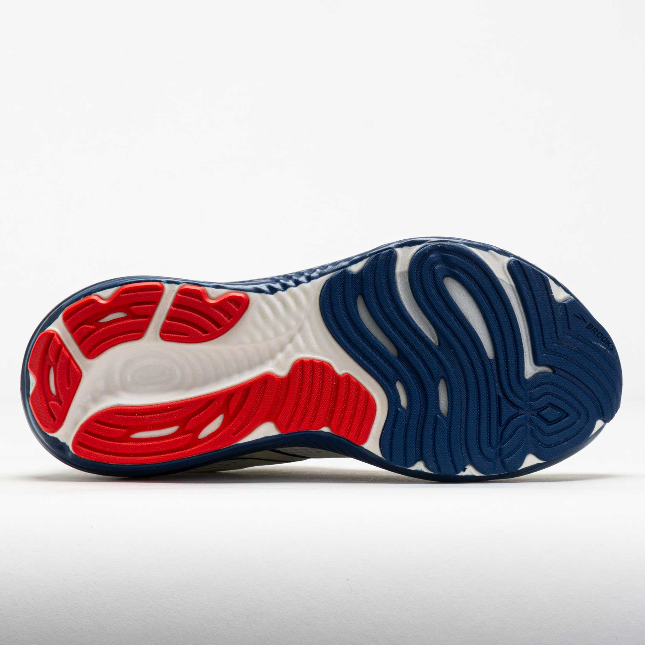 Brooks Glycerin 22 Men's Grey/Navy Peony/Fiery Red – Holabird Sports