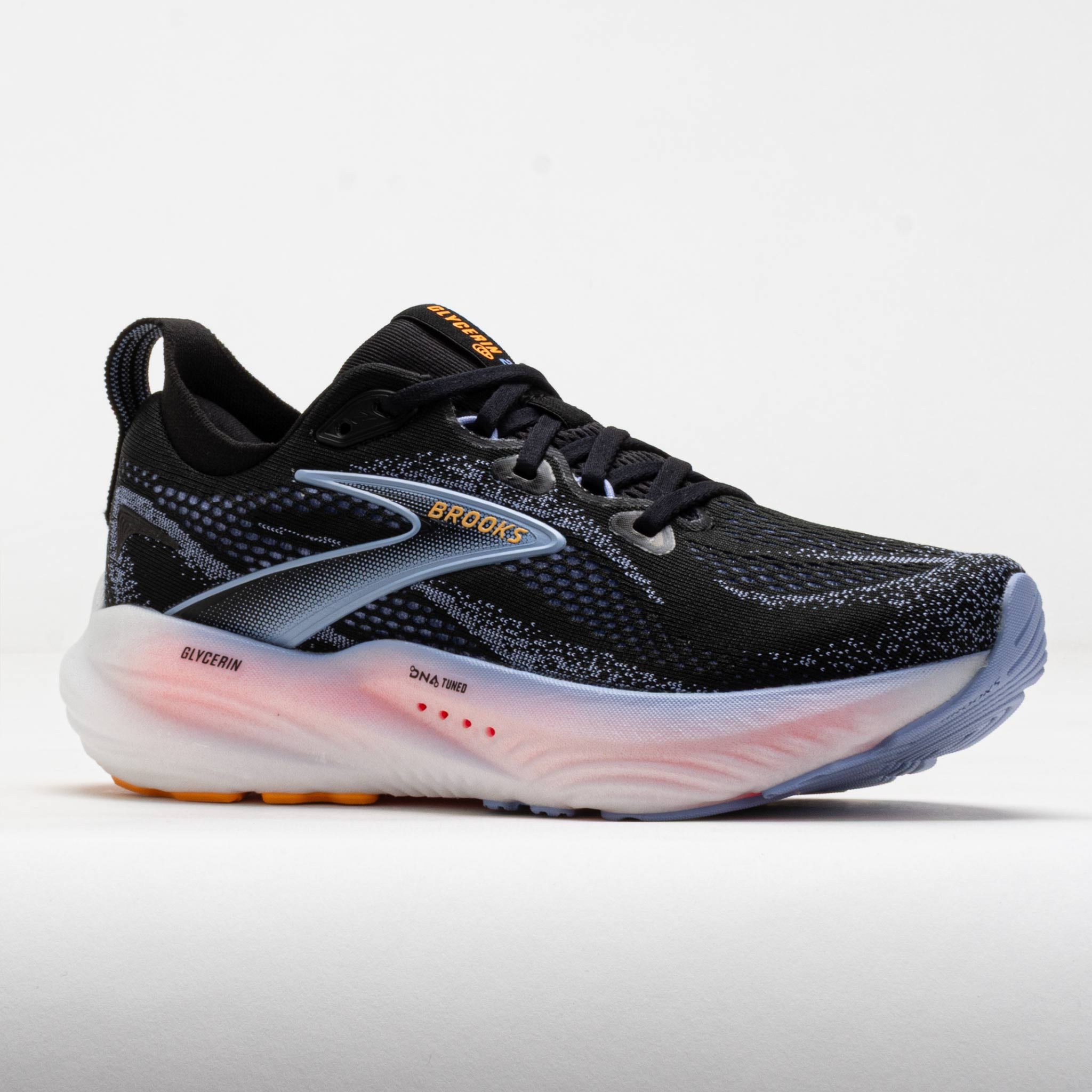Brooks Glycerin 22 Women's Black/Blue Heron/Orange