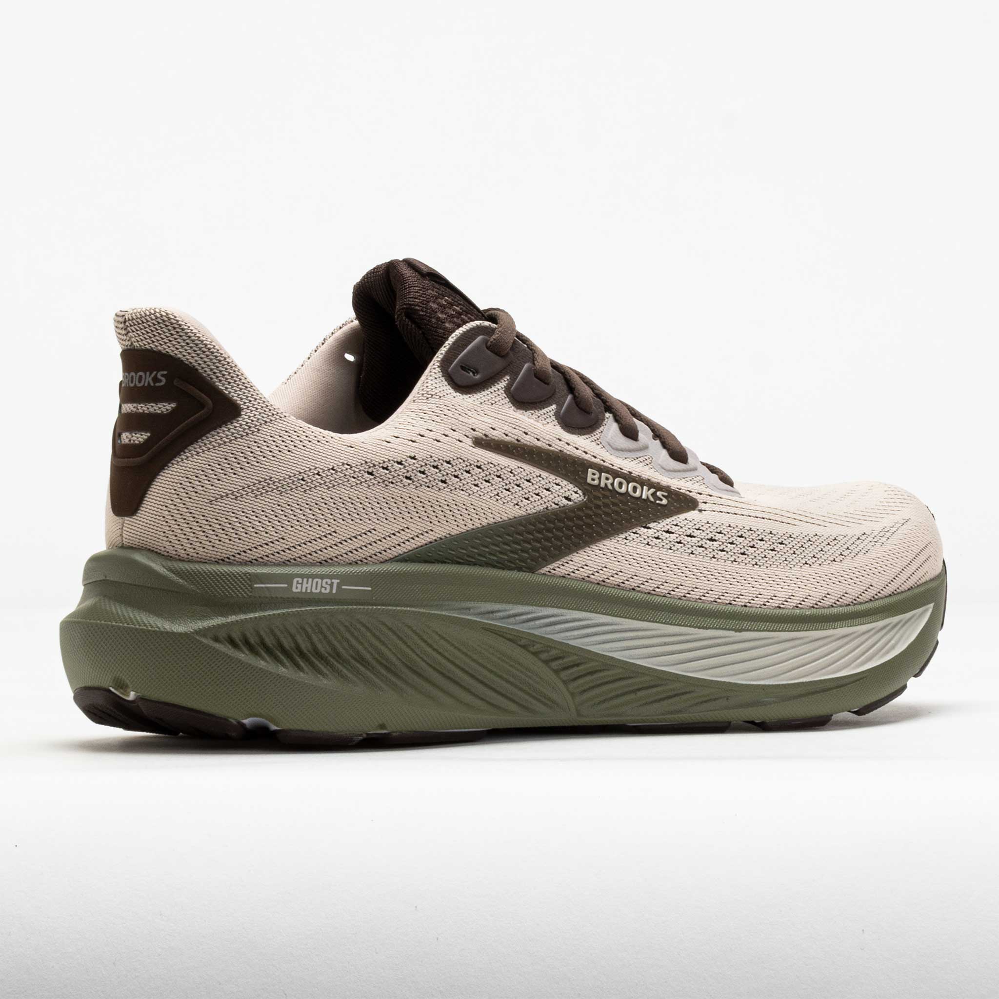 Brooks Ghost 17 Men's Chateau Grey/Grown/Olive – Holabird Sports