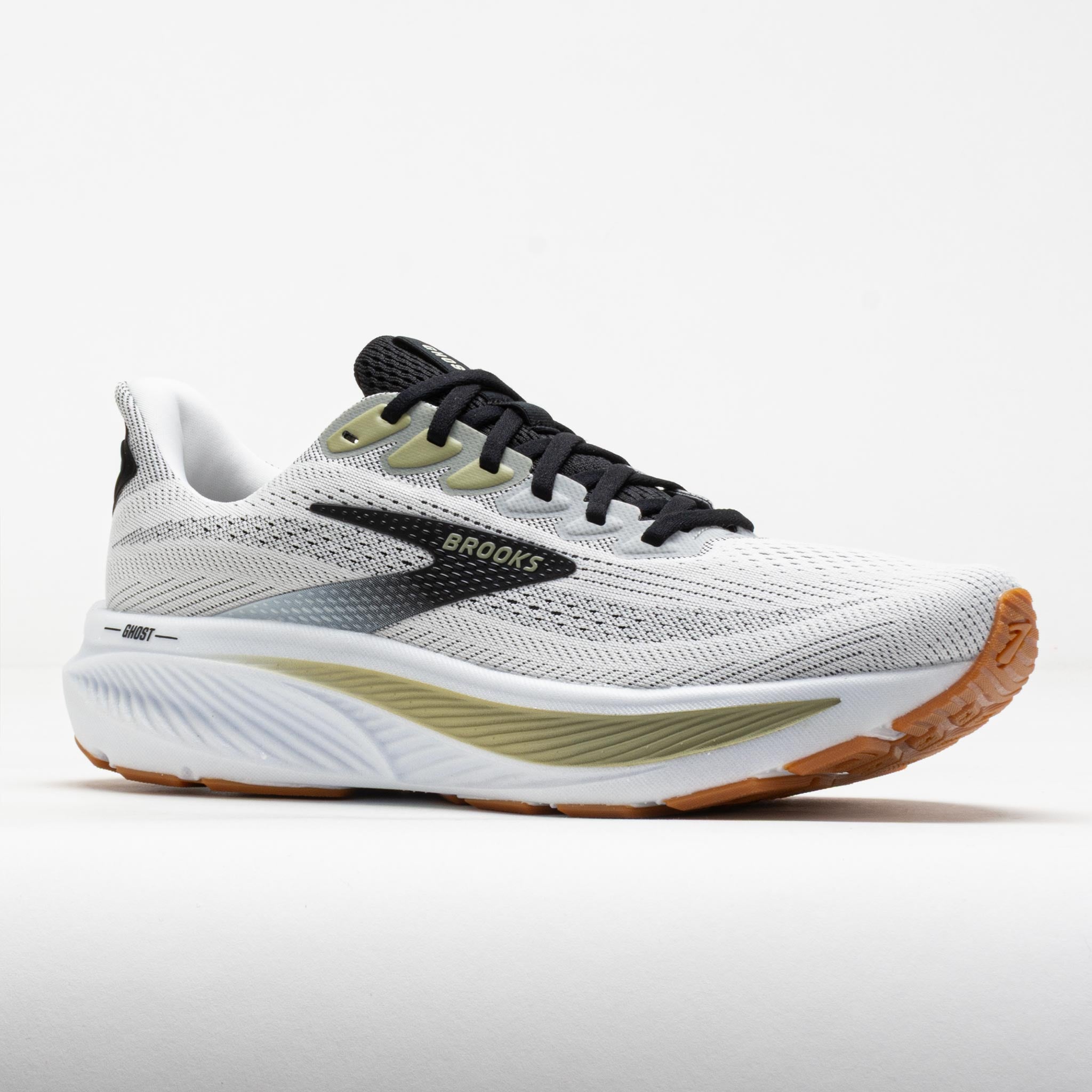 Brooks Ghost 17 Men's White/Black/Tea – Holabird Sports