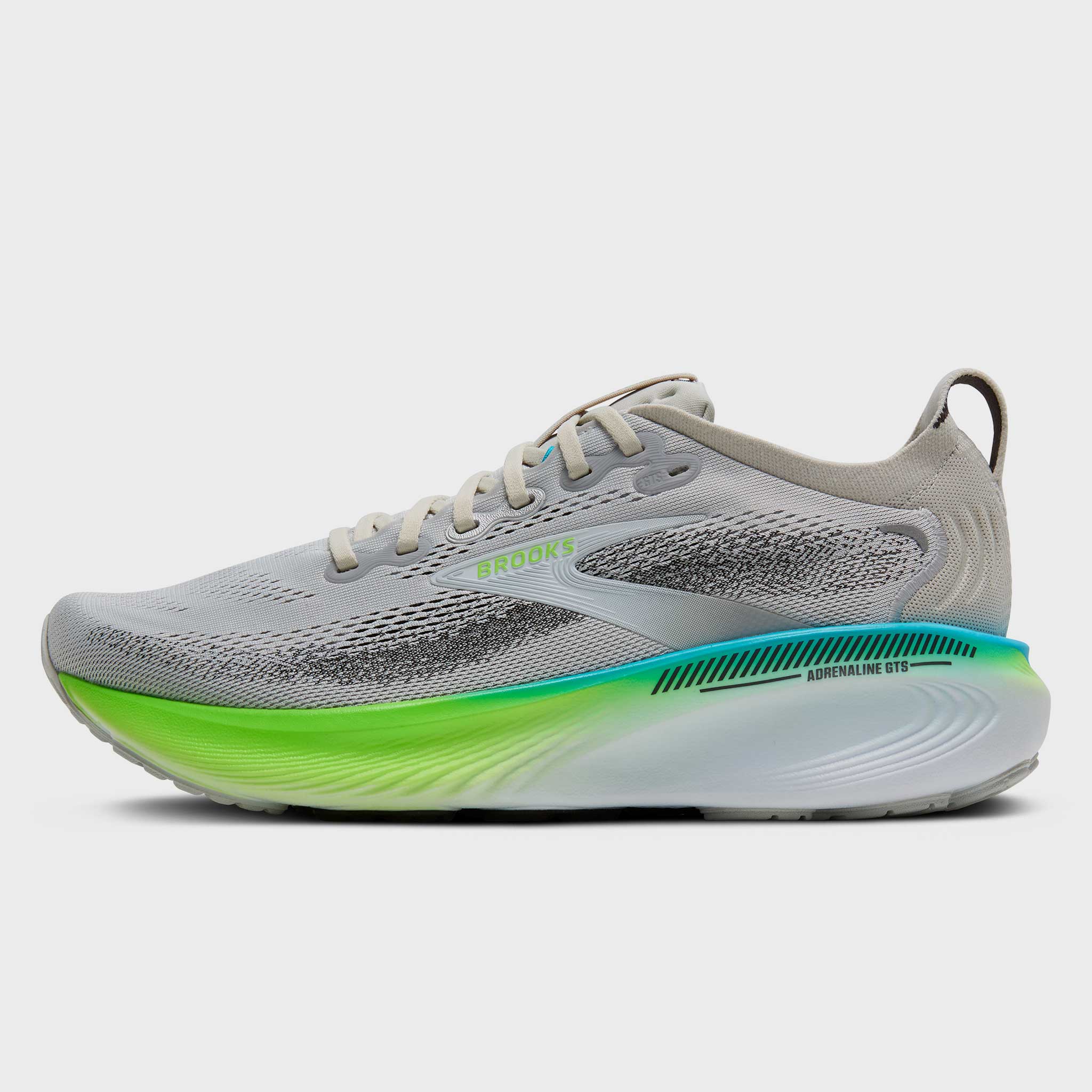 Brooks Adrenaline GTS 25 Men's Oyster/Green Gecko/Blue