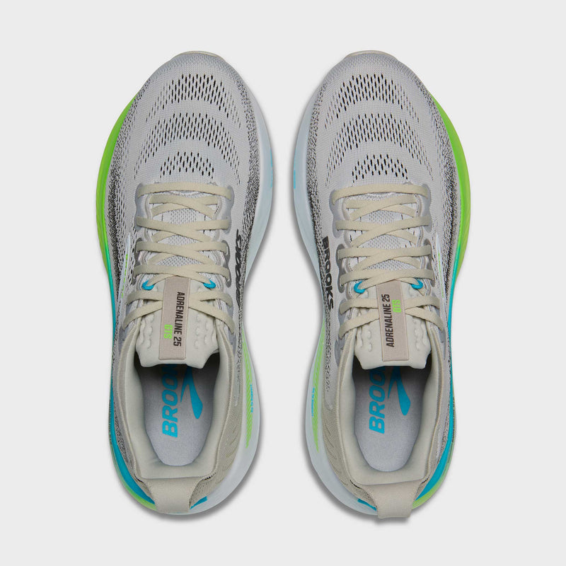 Brooks Adrenaline GTS 25 Men's Oyster/Green Gecko/Blue