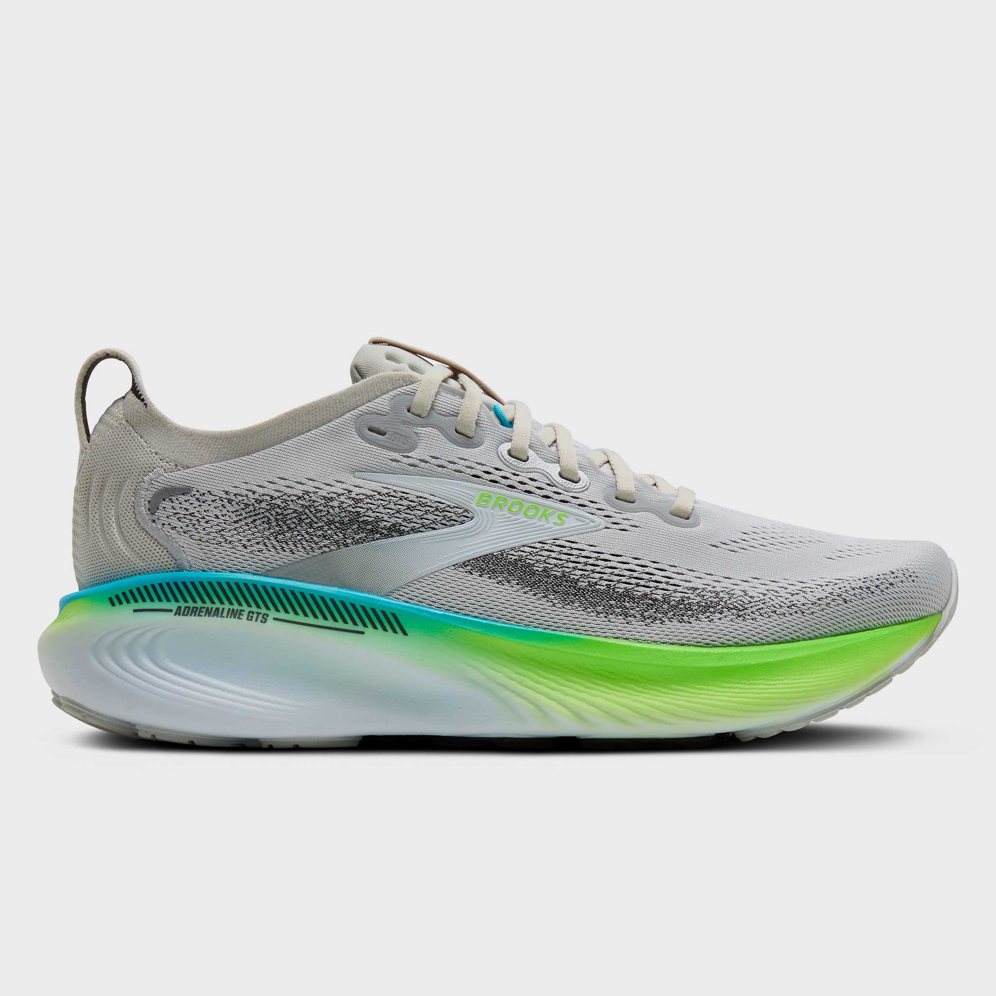 Brooks Adrenaline GTS 25 Men's Oyster/Green Gecko/Blue