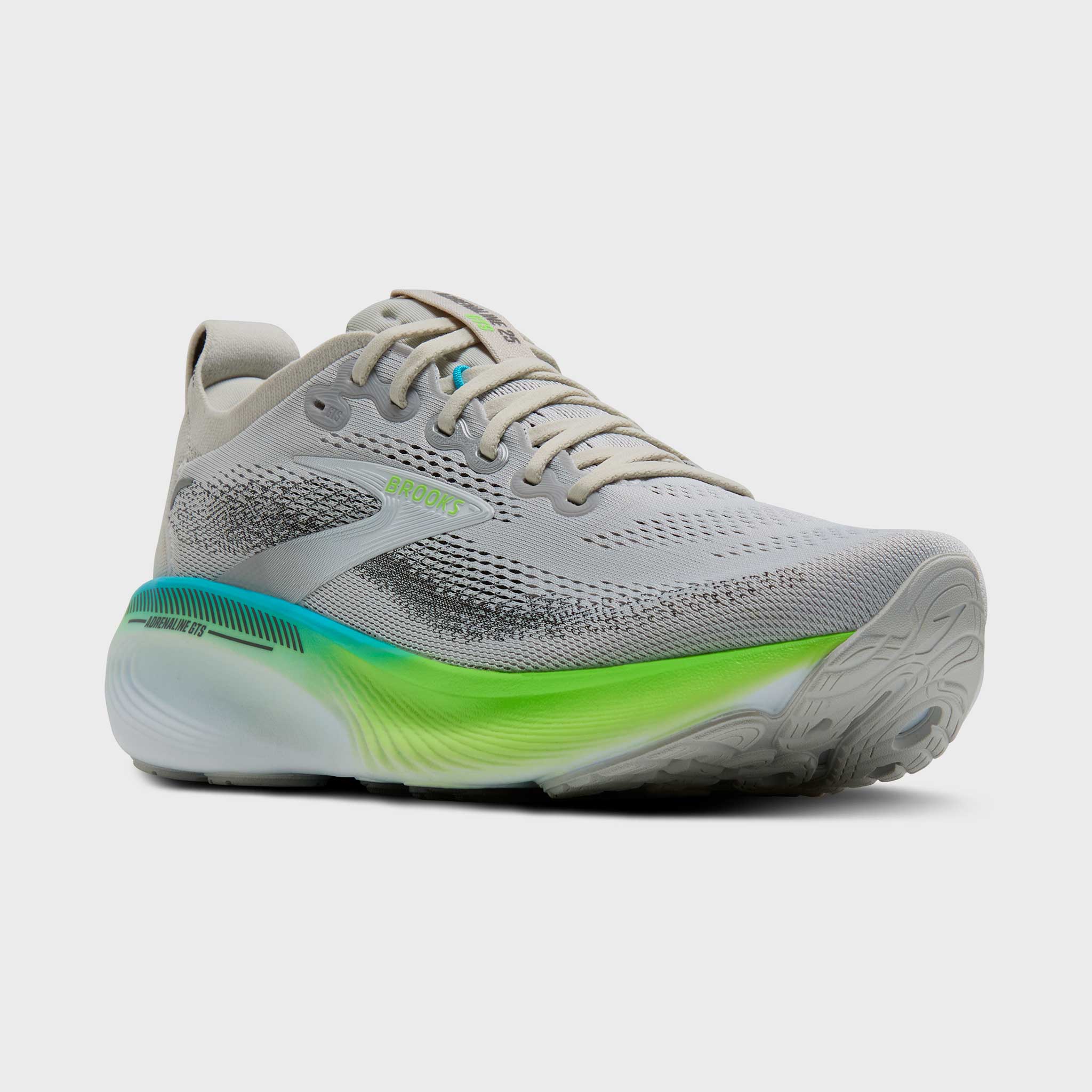 Brooks Adrenaline GTS 25 Men's Oyster/Green Gecko/Blue