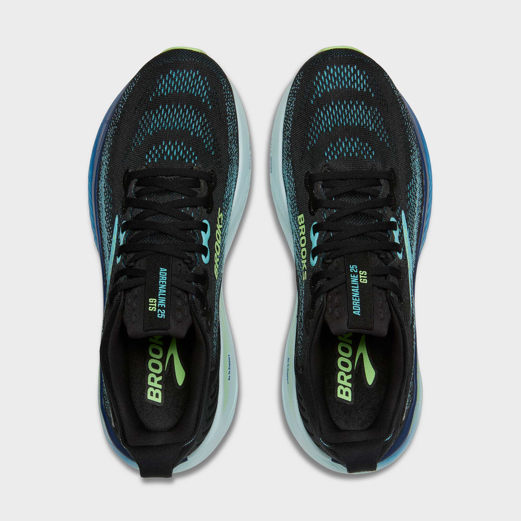 Brooks Adrenaline GTS 25 Men's Black/Ipanema/Mint