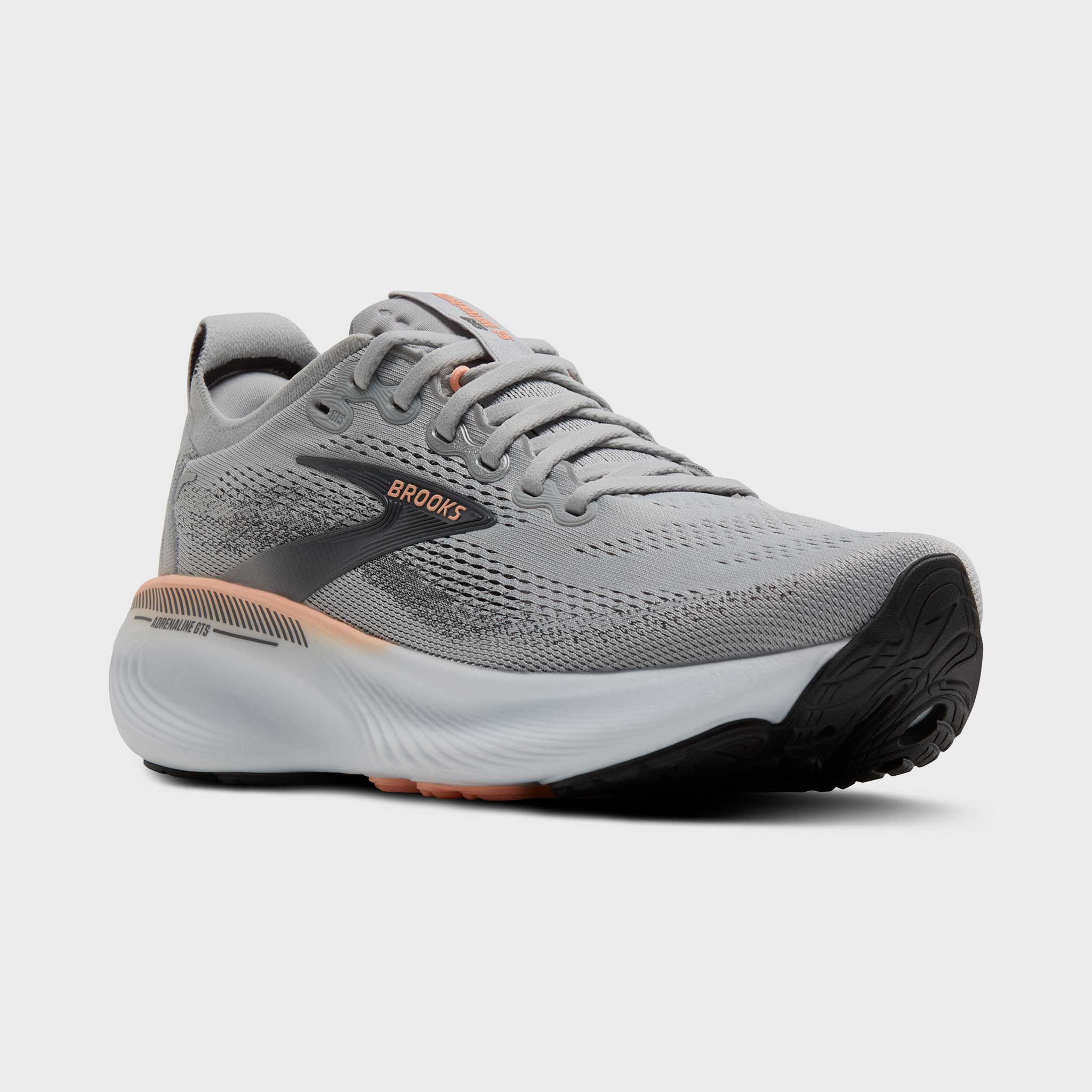 Brooks Adrenaline GTS 25 Women's Grey/Blackened Pearl/Coral