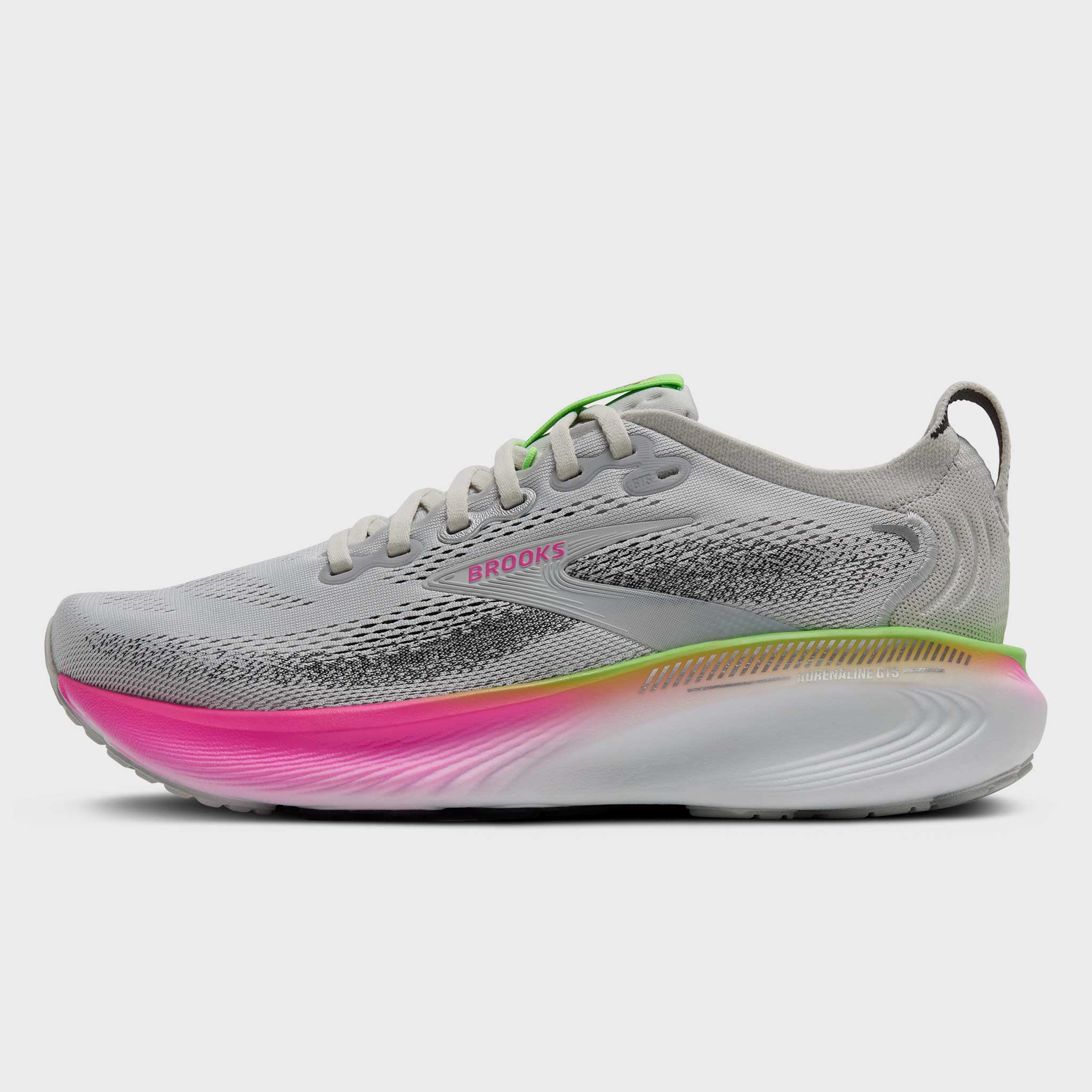 Brooks Adrenaline GTS 25 Women's Oyster/Pink/Green
