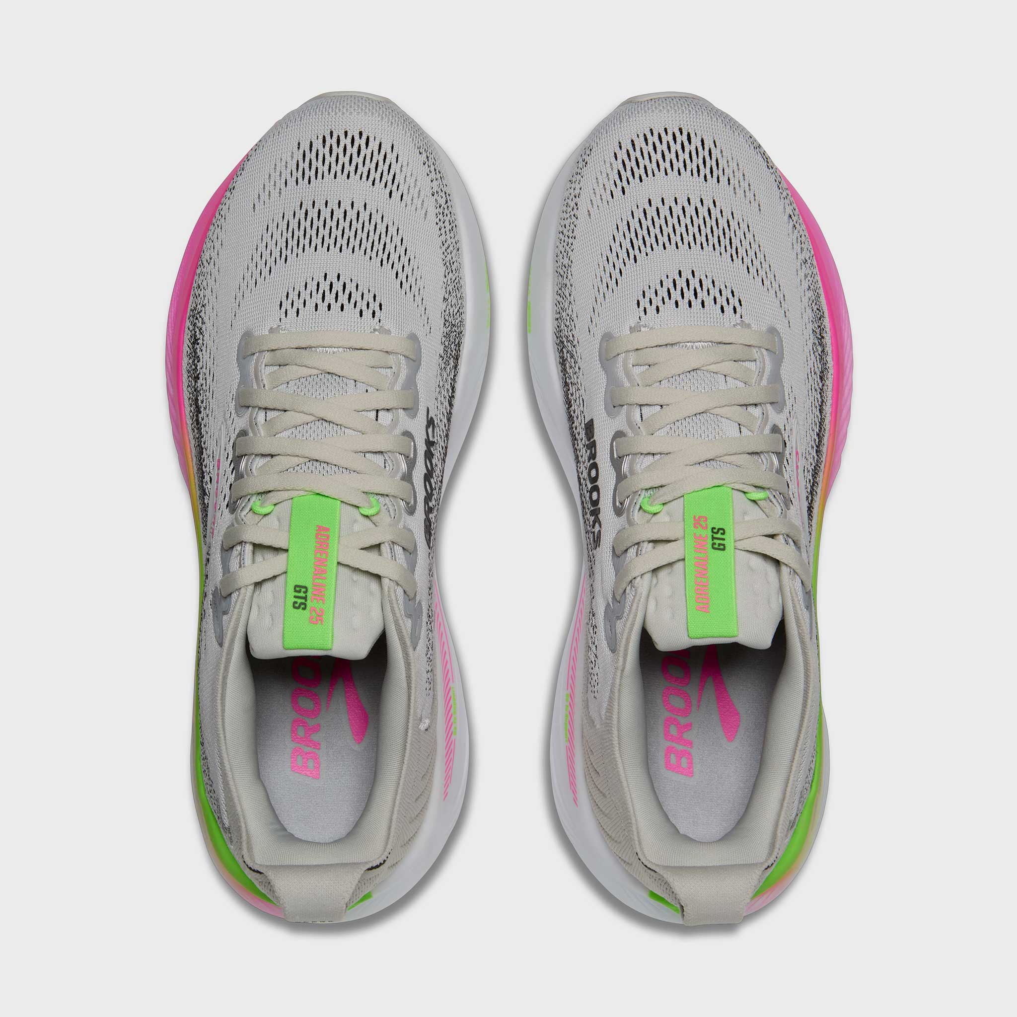 Brooks Adrenaline GTS 25 Women's Oyster/Pink/Green