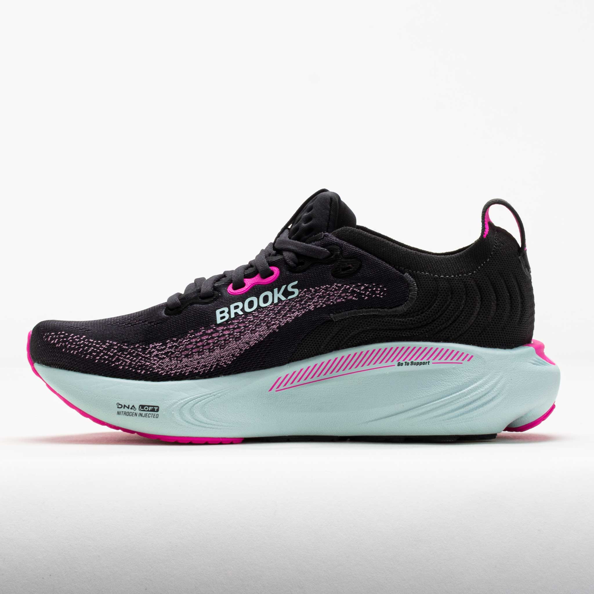 Brooks Adrenaline GTS 25 Women's Black/Cyber Pink/Iced Aqua