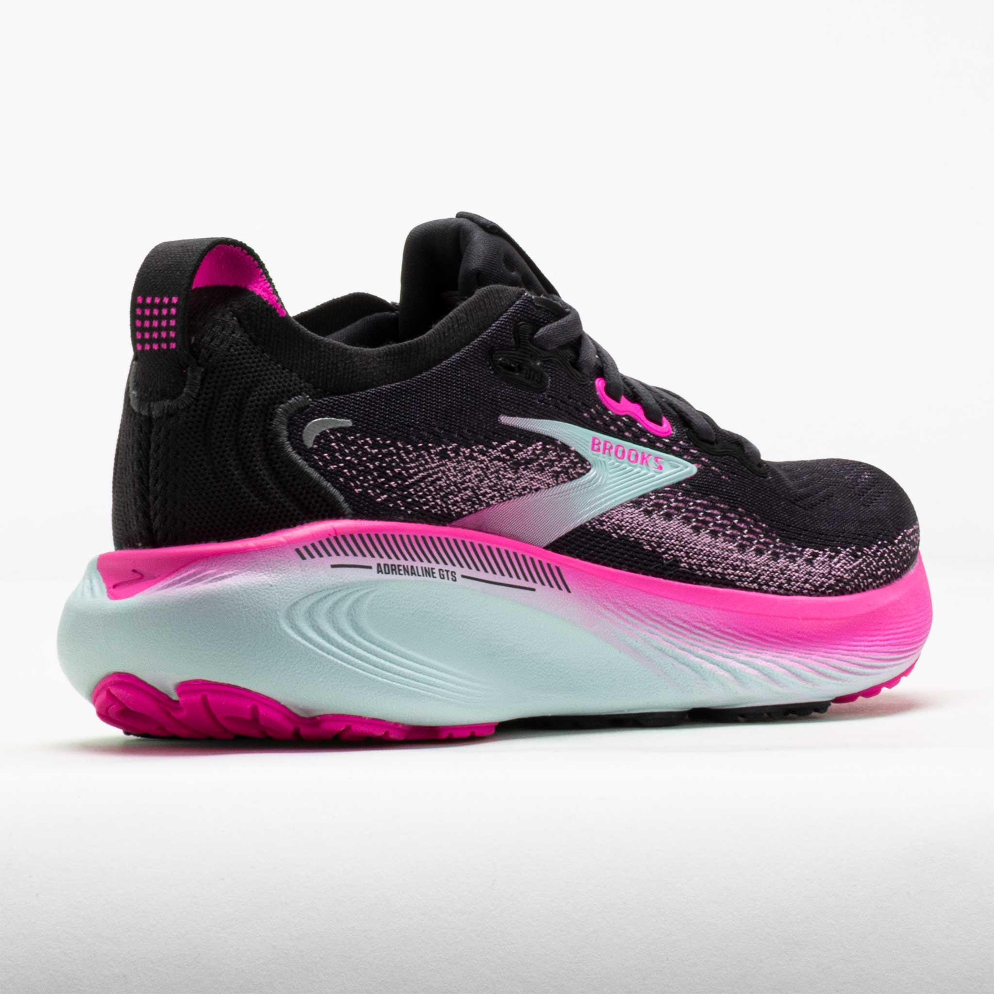 Brooks Adrenaline GTS 25 Women's Black/Cyber Pink/Iced Aqua