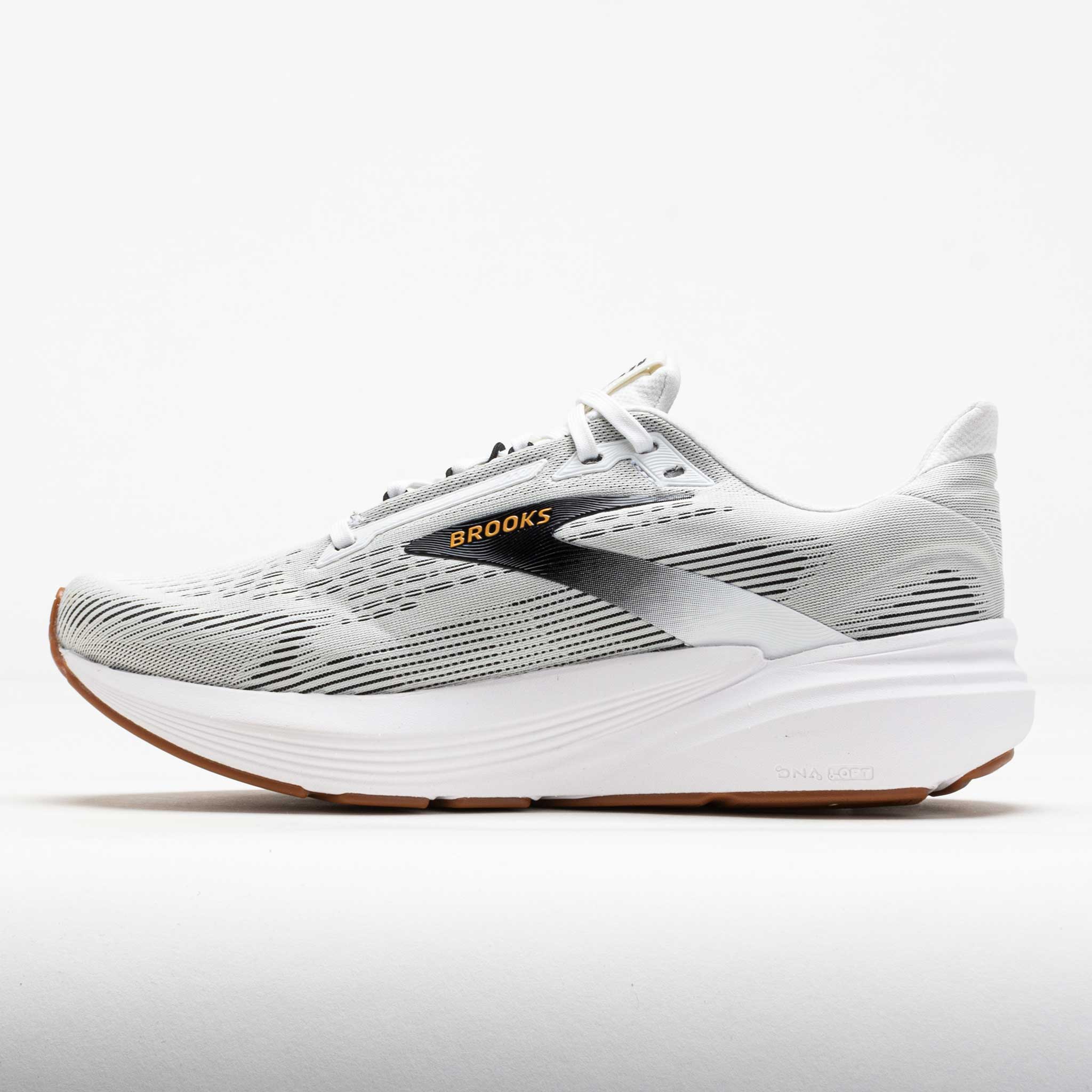 Brooks Revel 8 Men's White/Black/Oak Buff – Holabird Sports