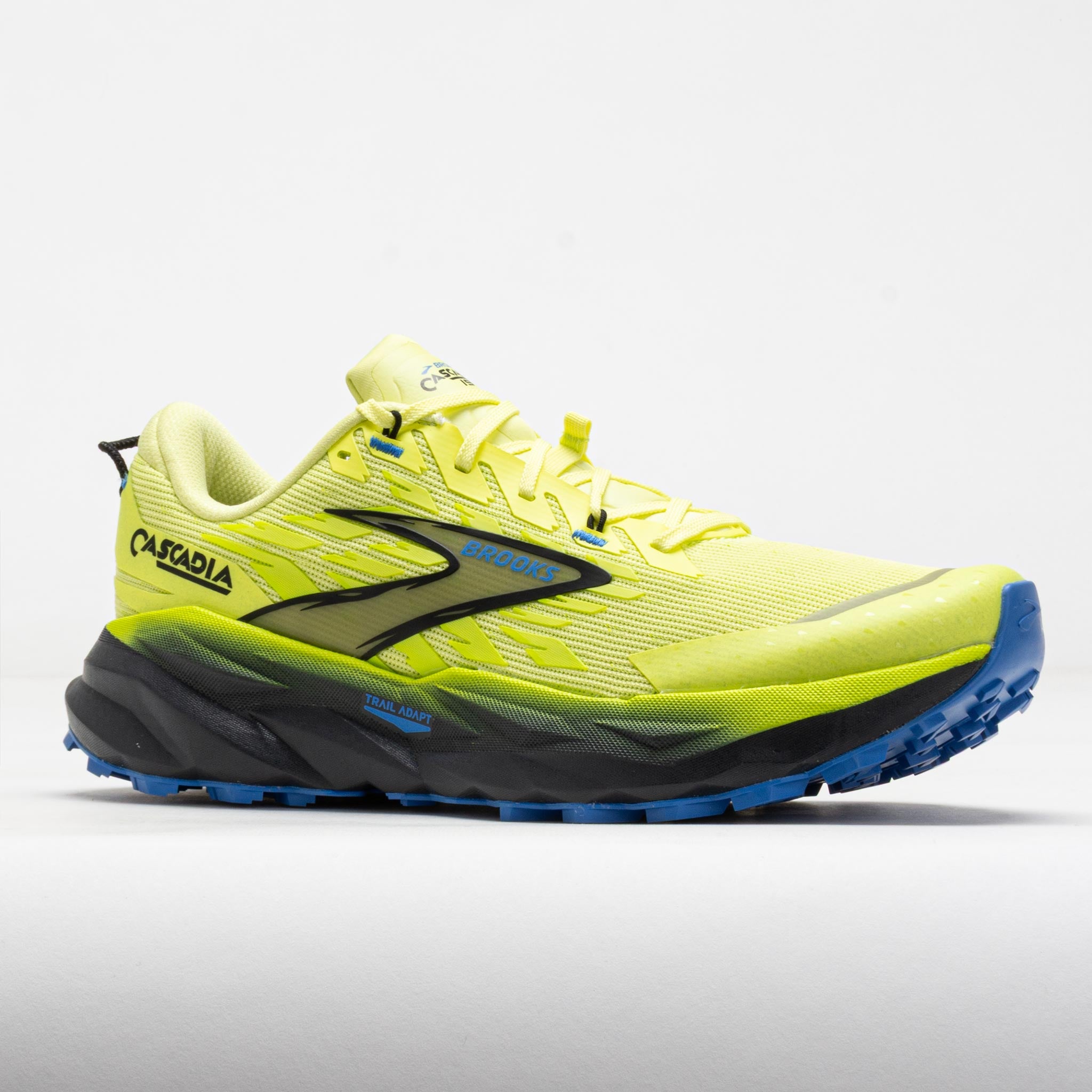 Brooks Cascadia 19 Men's Sunny Lime/Black/Blue – Holabird Sports