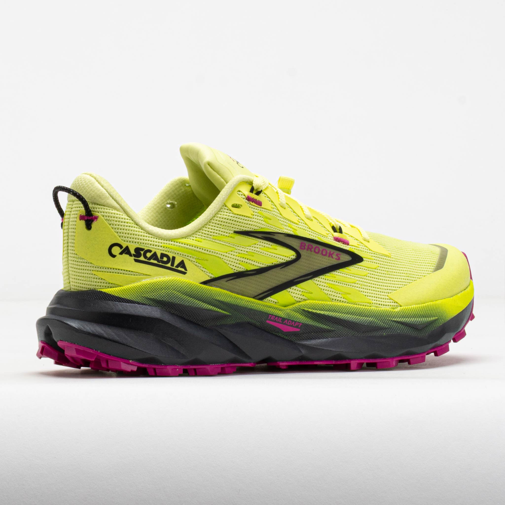 Brooks Cascadia 19 Women's Sunny Lime/Black/Magenta – Holabird Sports