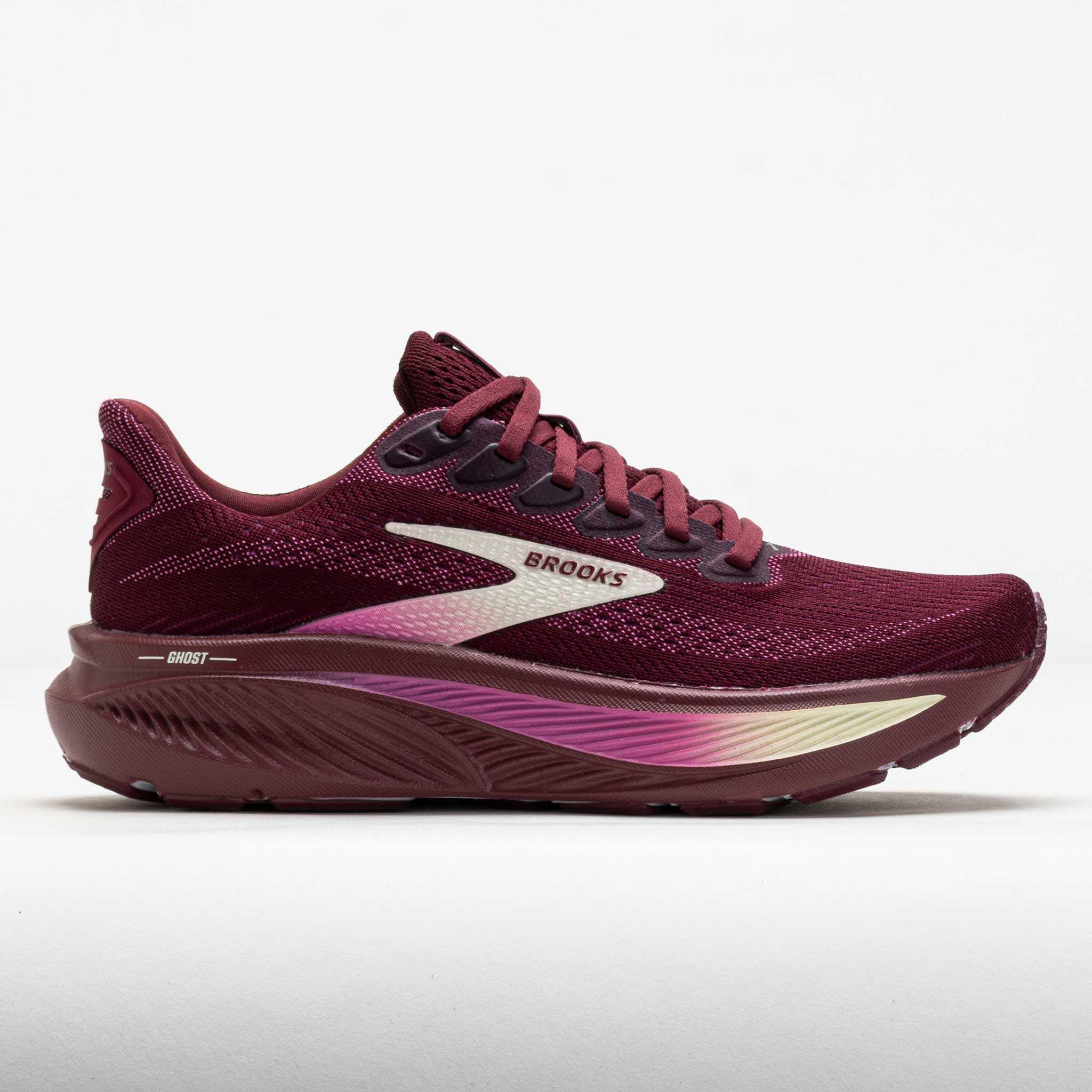 Brooks Ghost 17 Women's Burgundy/Pink/Green