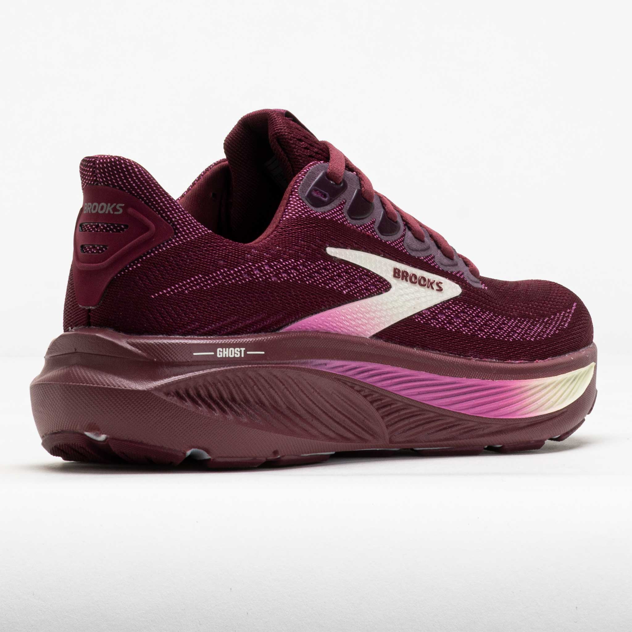 Brooks Ghost 17 Women's Burgundy/Pink/Green