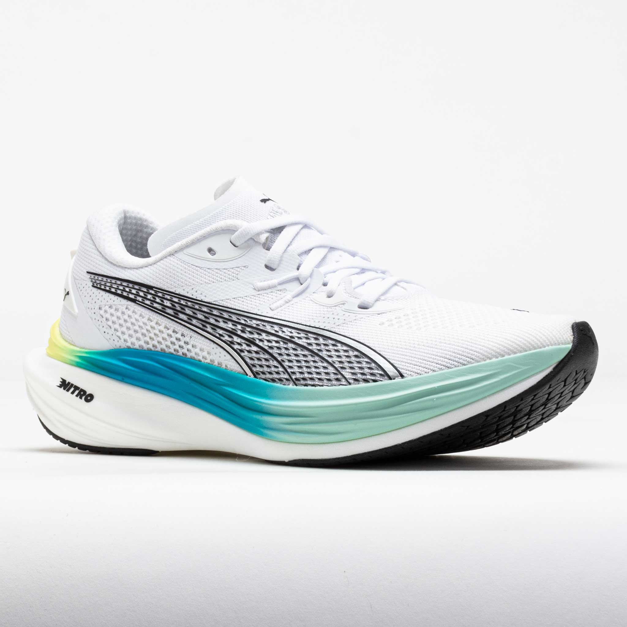 Puma Deviate NITRO 3 Men's Puma White/Mint Melt – Holabird Sports