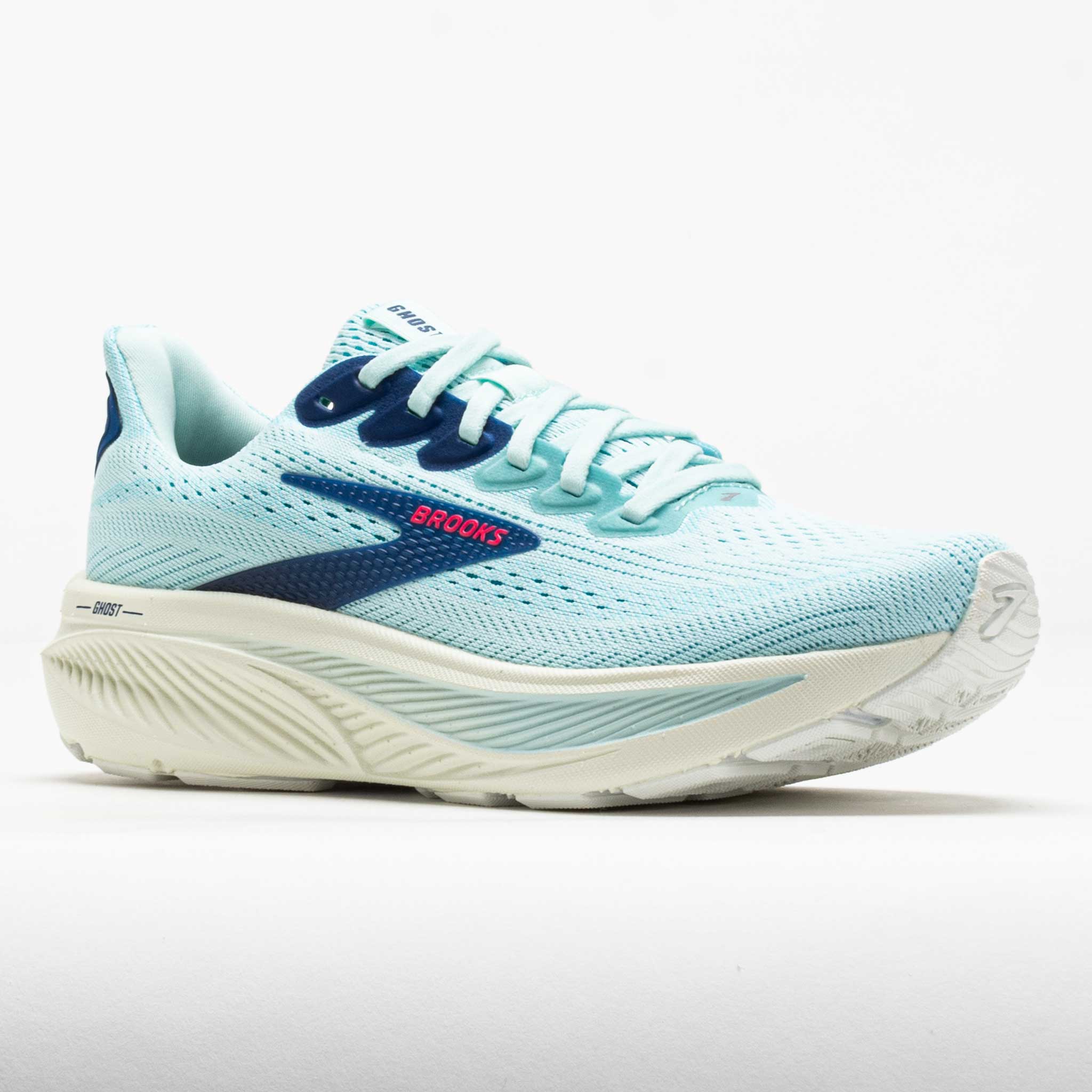 Brooks Ghost 17 Women's Clearwater/Navy/Peony – Holabird Sports