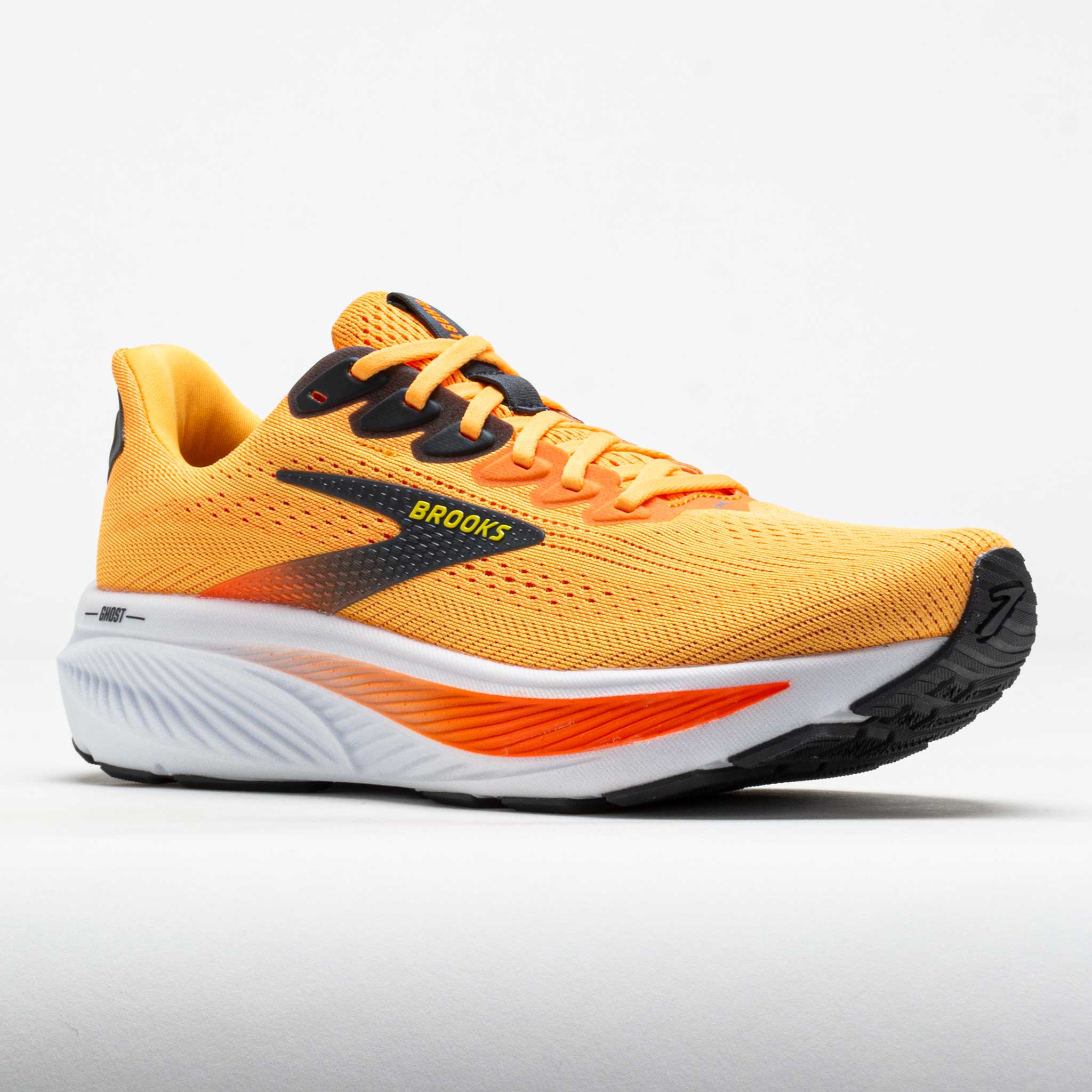 Brooks Ghost 17 Men's Blazing Orange/Yellow/Ebony – Holabird Sports