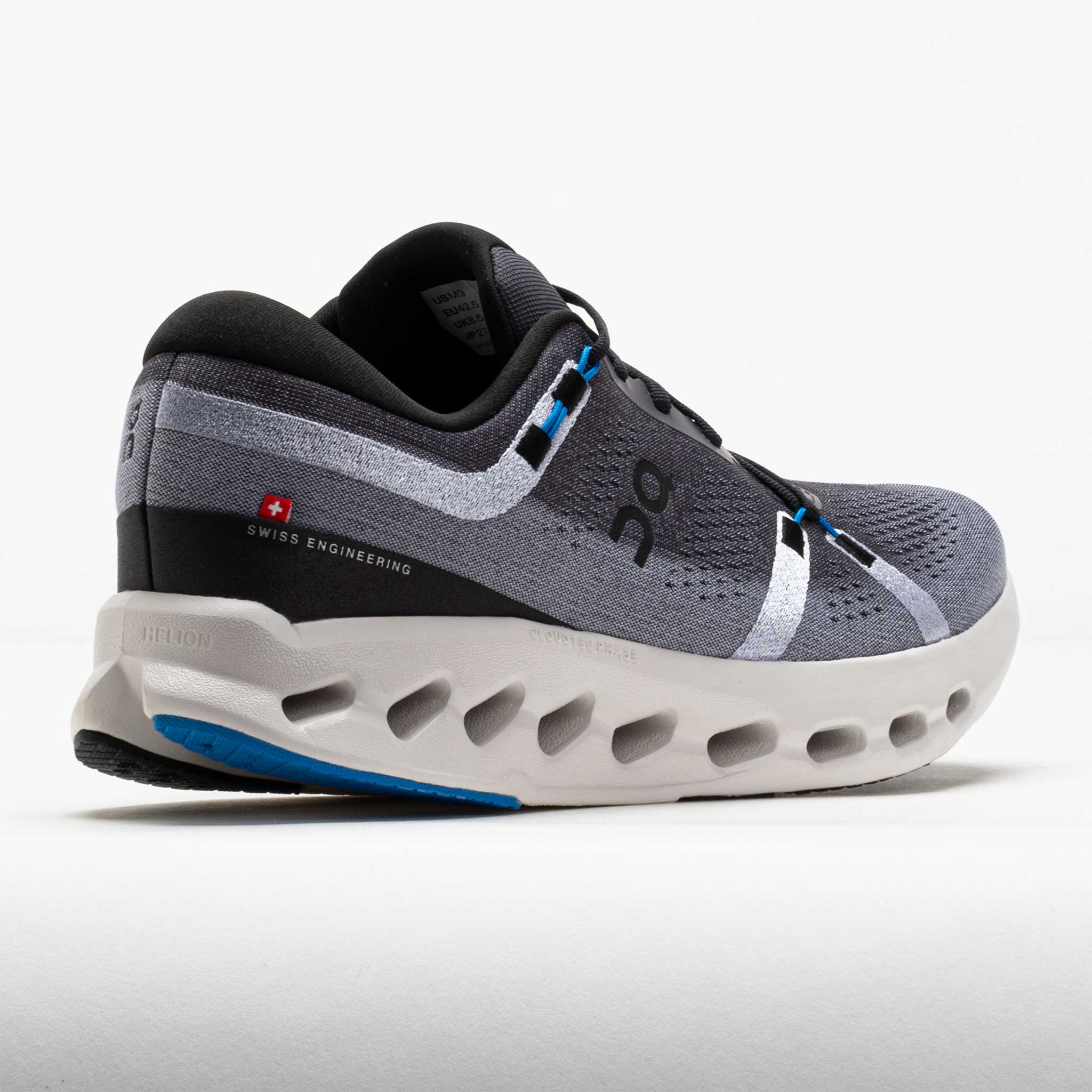 On Cloudsurfer 2 Men's Black/Malibu – Holabird Sports On Cloudsurfer 2 Men's Black/Malibu – Holabird Sports