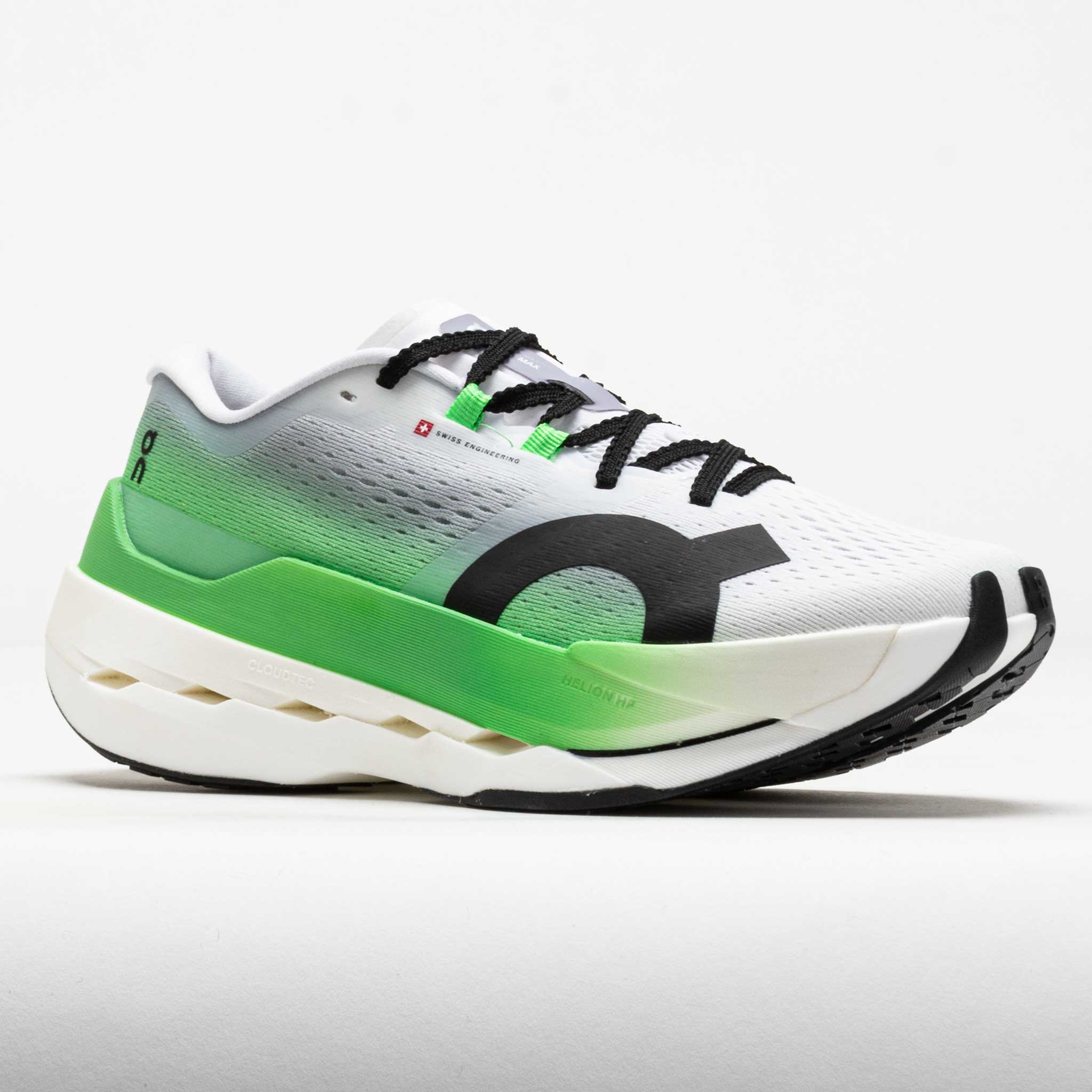 on Cloudboom 26.5 ホワイト/ブラック/グリーン On Running Cloudboom Echo 'White Black Green' 57.98995