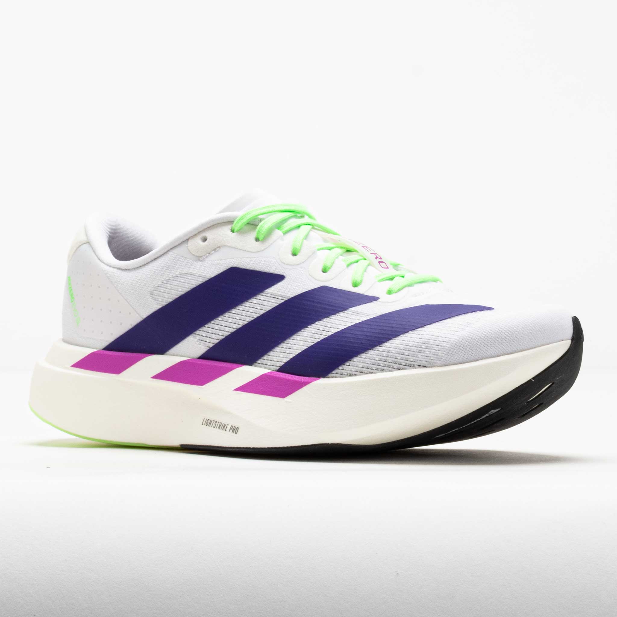 adidas ☆ ADIZERO EVO SL Women’s ‘White’ adidas Adizero EVO SL Women's White/Purple – Holabird Sports