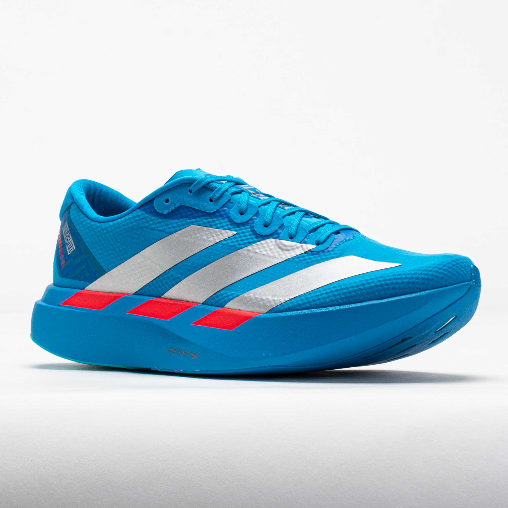adidas Adizero EVO SL Men's Solar Blue/Silver Metallic/Lucid Red