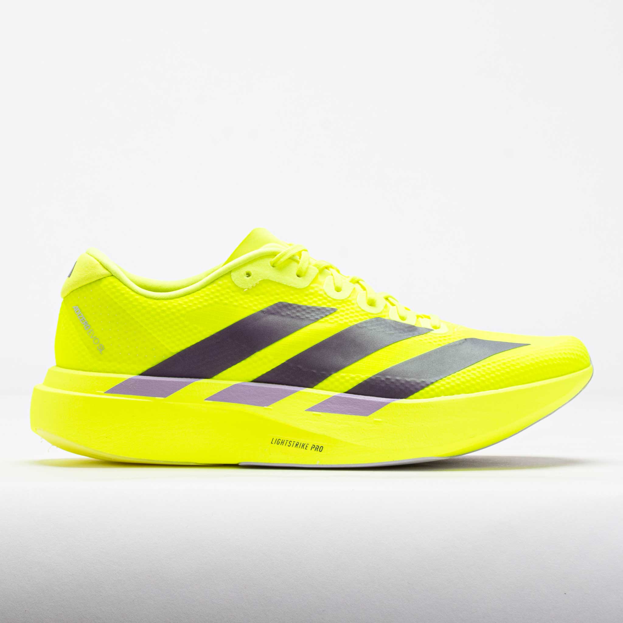 adidas Adizero EVO SL Men's Solar Yellow/Auorora Plum/Powder Plum