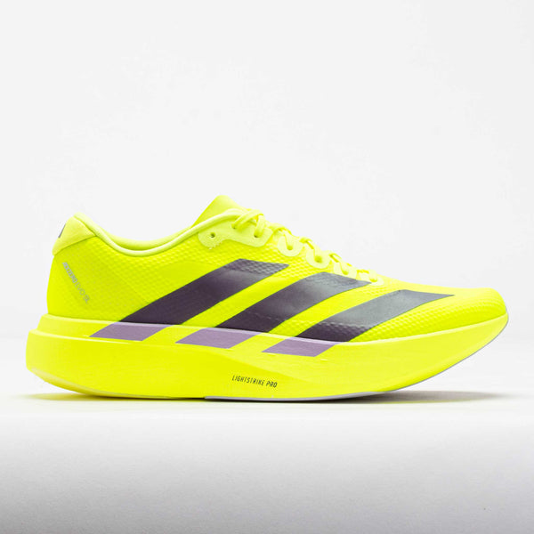 adidas Adizero EVO SL Men's Solar Yellow/Auorora Plum/Powder Plum