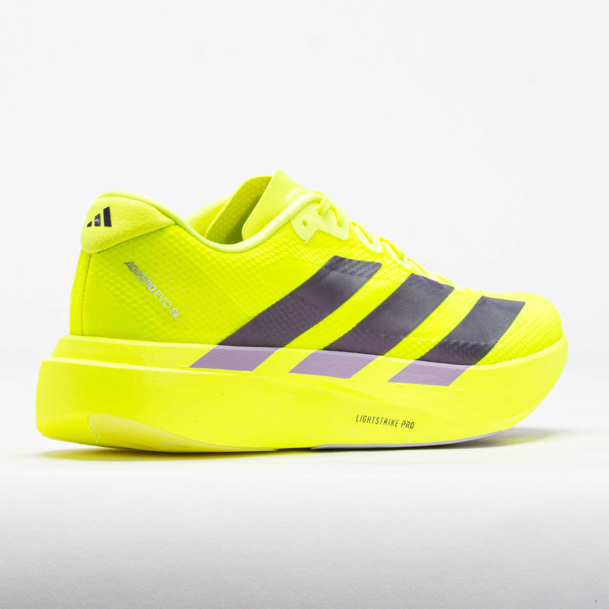 adidas Adizero EVO SL Men's Solar Yellow/Auorora Plum/Powder Plum