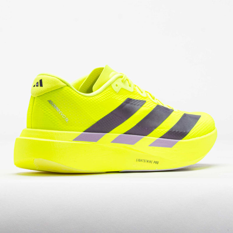 adidas Adizero EVO SL Men's Solar Yellow/Auorora Plum/Powder Plum
