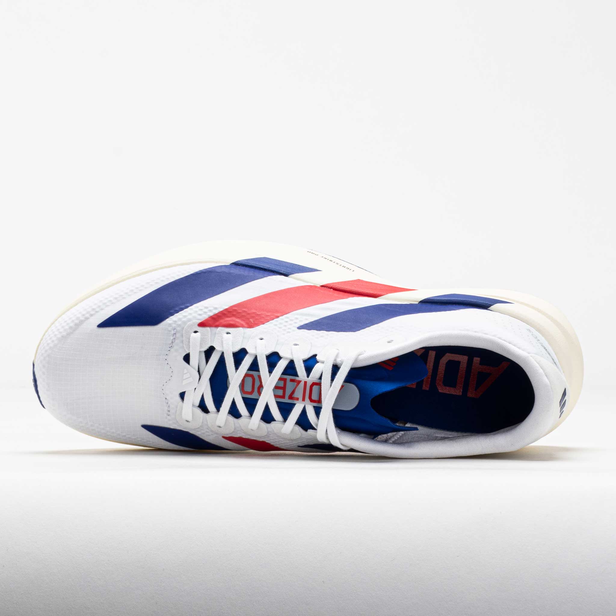 adidas Adizero EVO SL Men's White/Mystery Ink/Pure Ruby