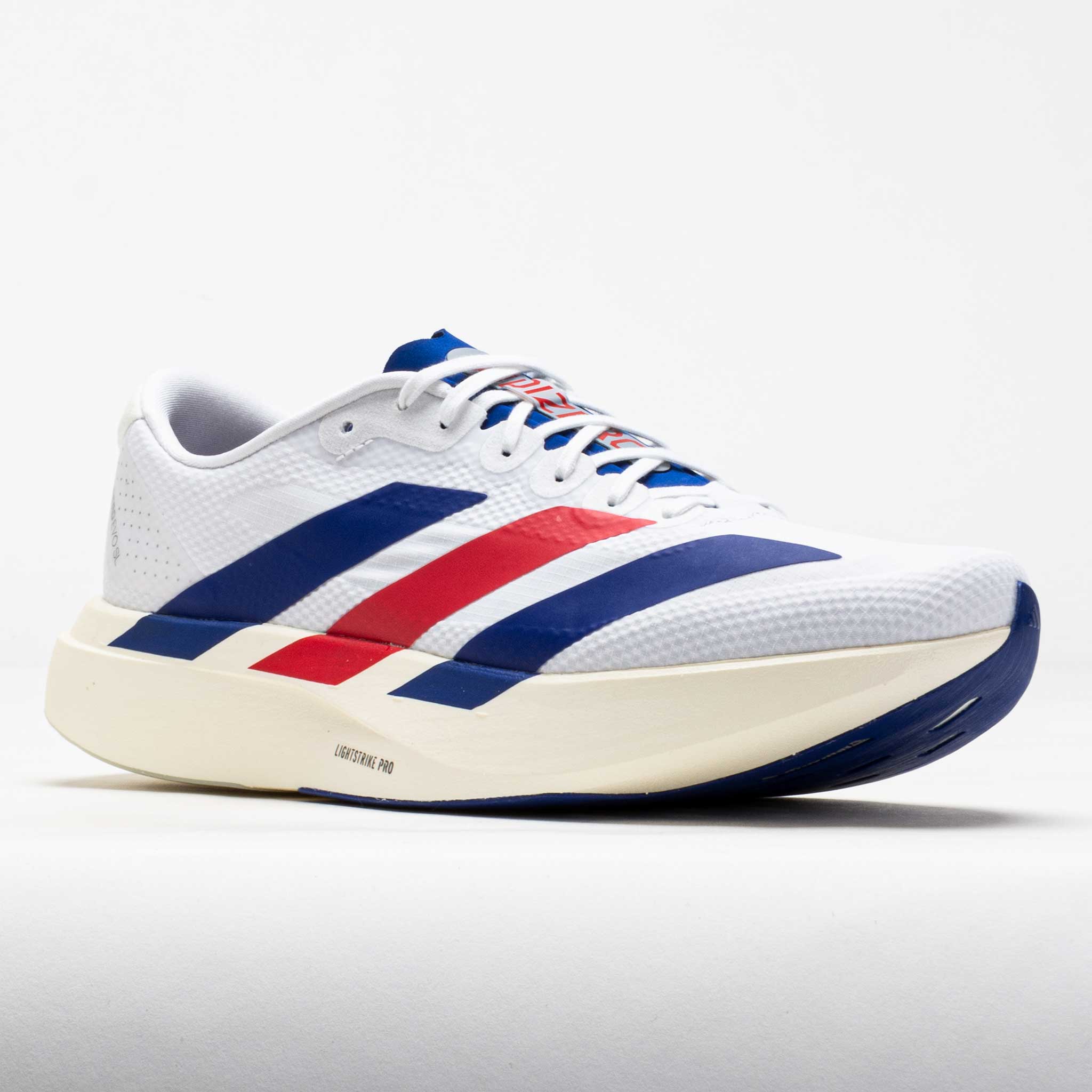 adidas Adizero EVO SL Men's White/Mystery Ink/Pure Ruby