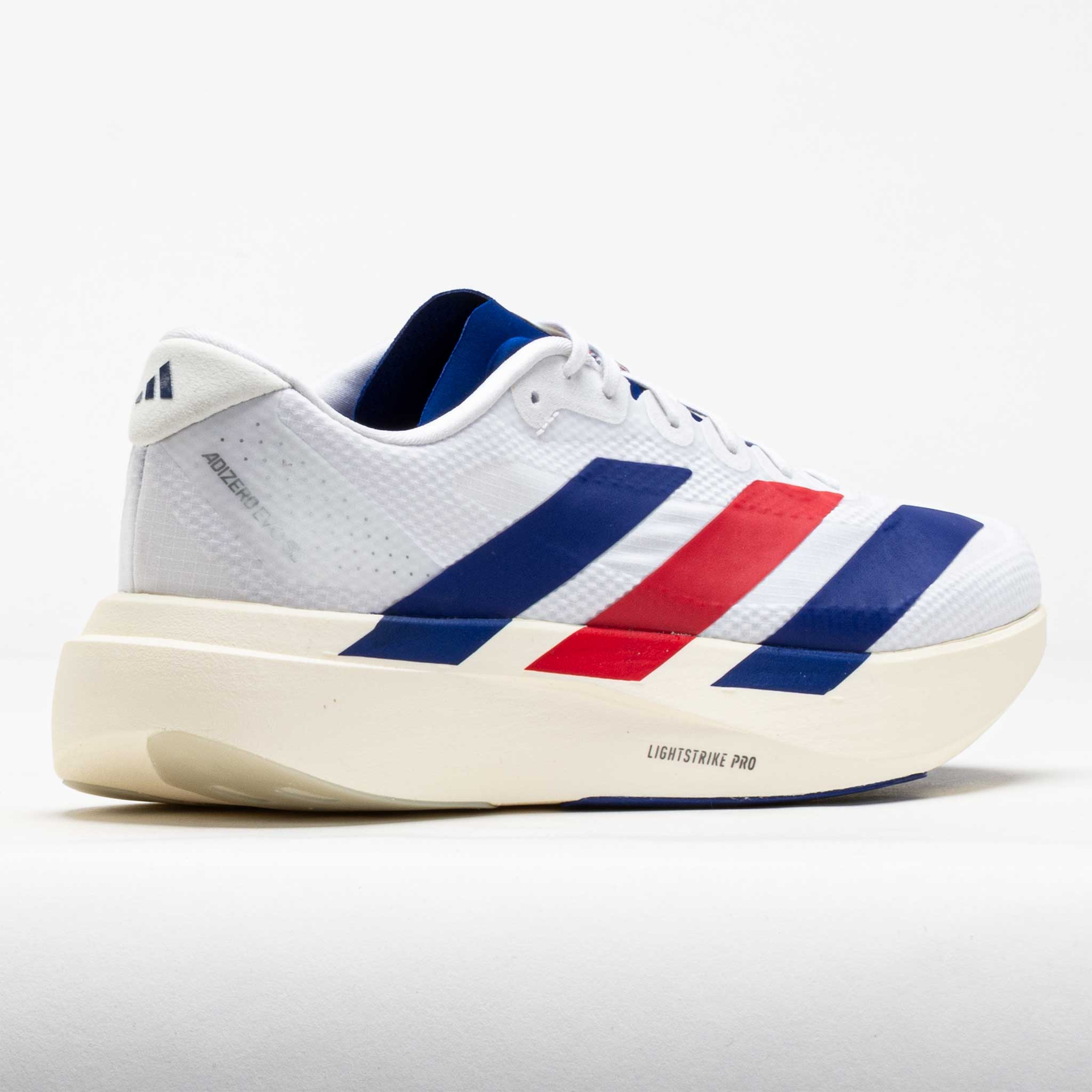 adidas Adizero EVO SL Men's White/Mystery Ink/Pure Ruby – Holabird