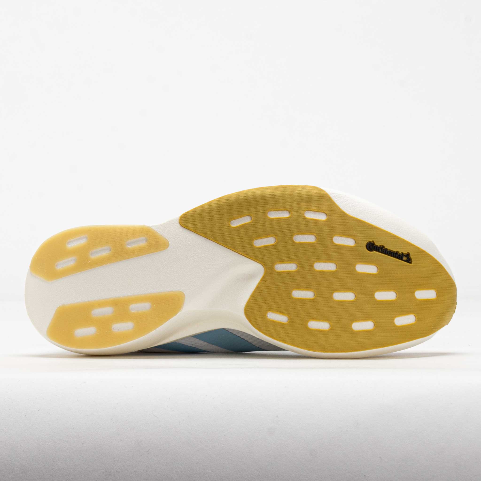 adidas Adizero EVO SL Men's White/Clear Blue/Matte Gold