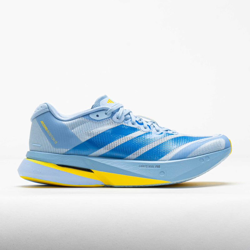 adidas Adizero Boston 13 Women's Glow Blue/Lucid Ray Blue/Yellow – Holabird  Sports