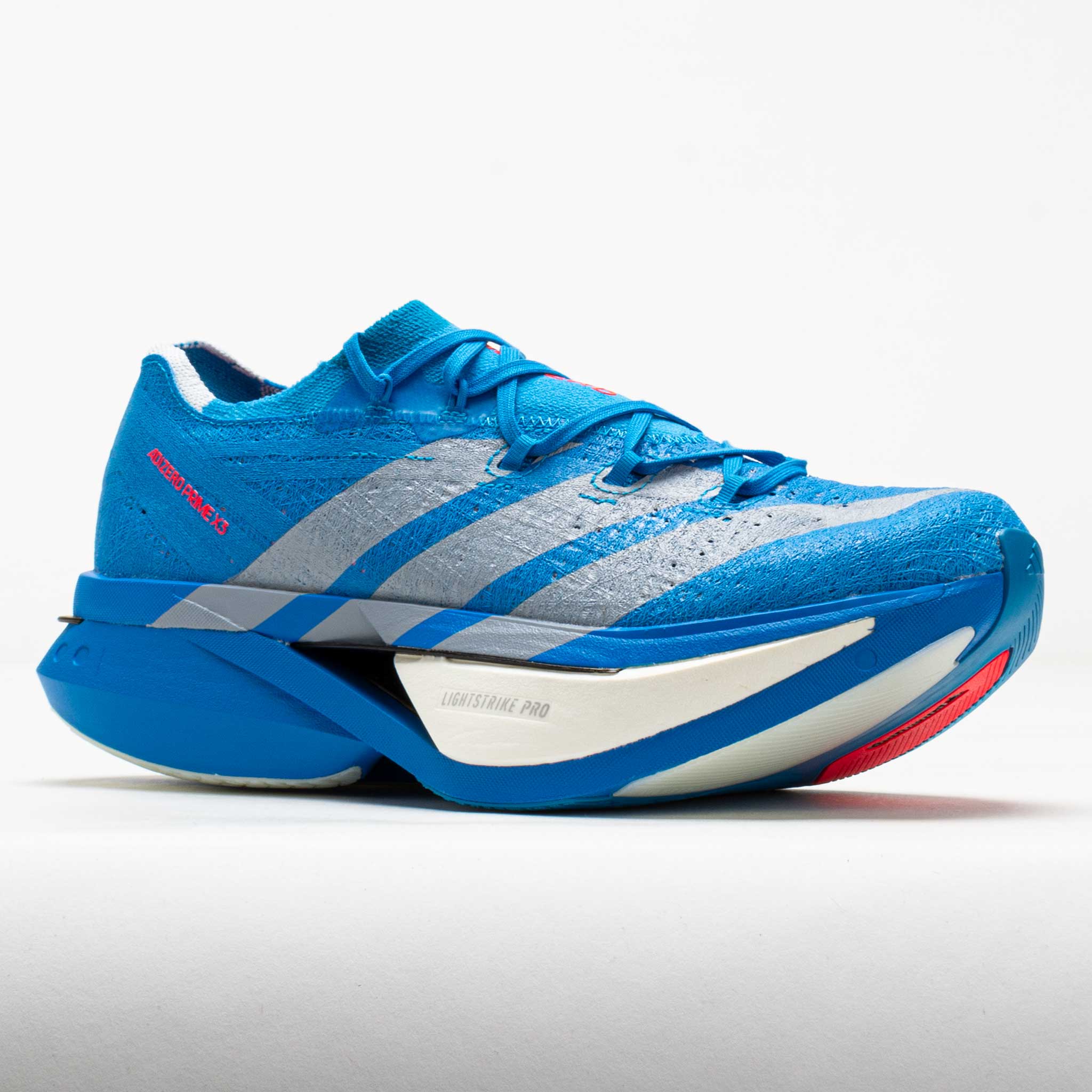 adidas Adizero Prime X3 Strung Unisex Solar Blue/Silver/Lucid Red Holabird Sports adidas Adizero Prime X3 Strung Unisex Solar Blue/Silver/Lucid Red Holabird Sports