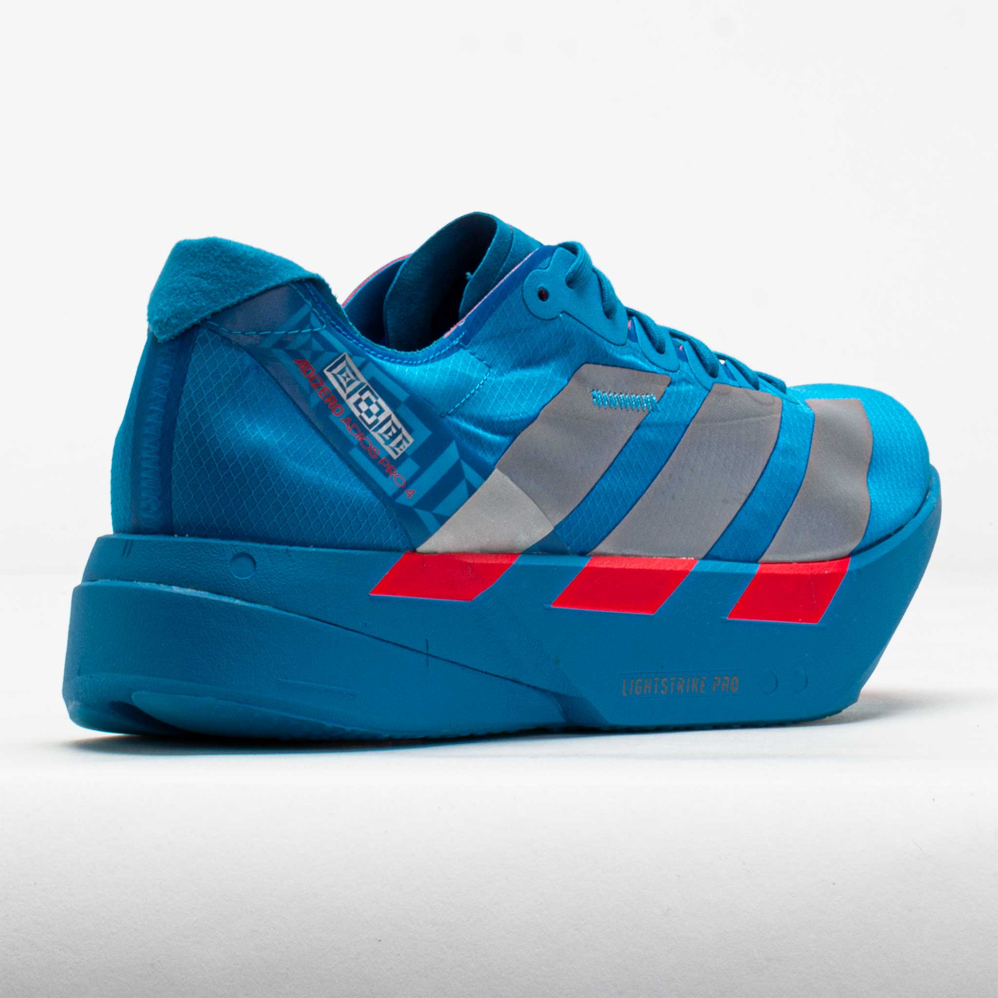adidas Adizero Adios Pro 4 Men's Solar Blue/Silver Metallic/Lucid Red