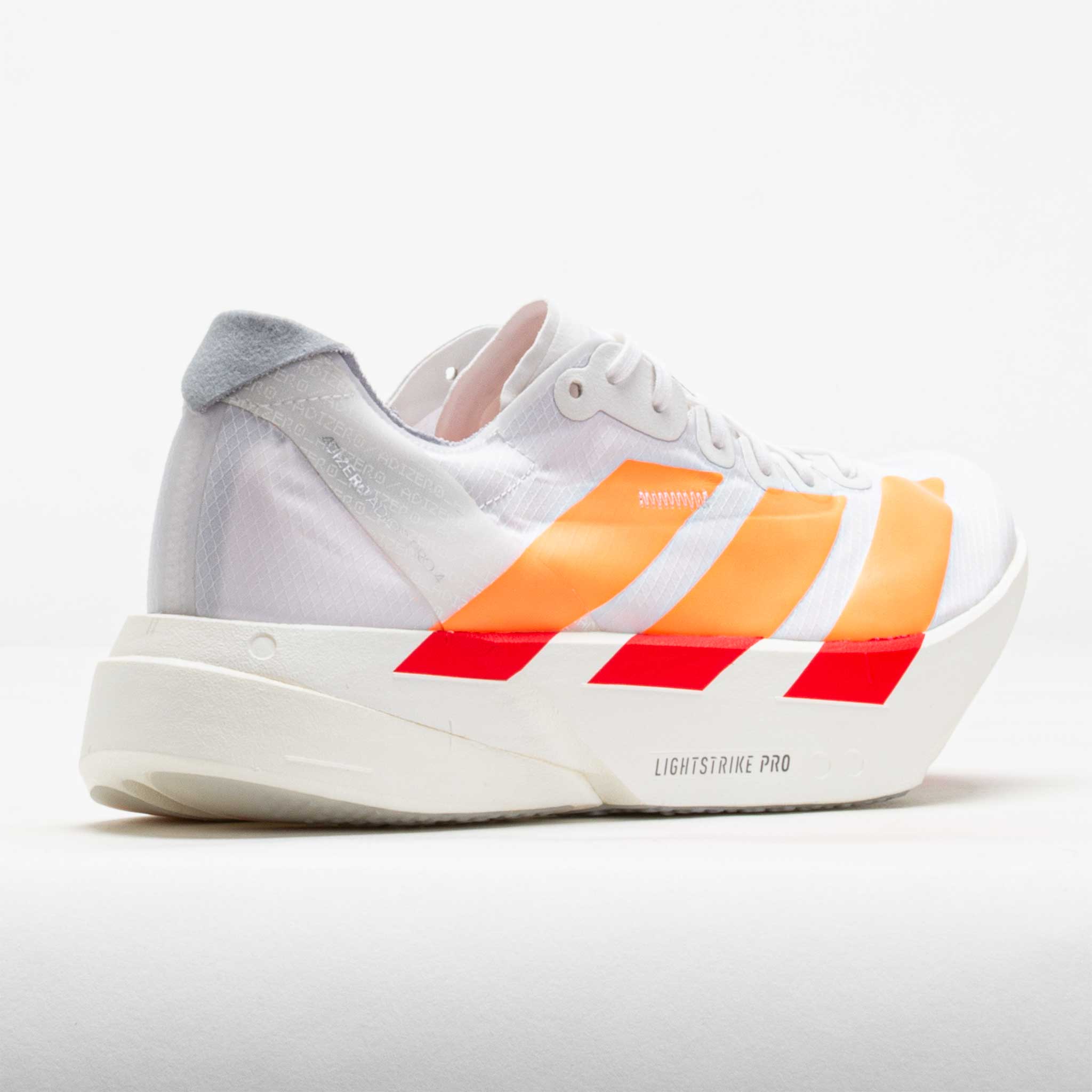 adidas Women's Adizero Adios Pro 4 White/Beam Orange / 7 / B adidas Women's Adizero Adios Pro 4 White/Beam Orange / 7 / B